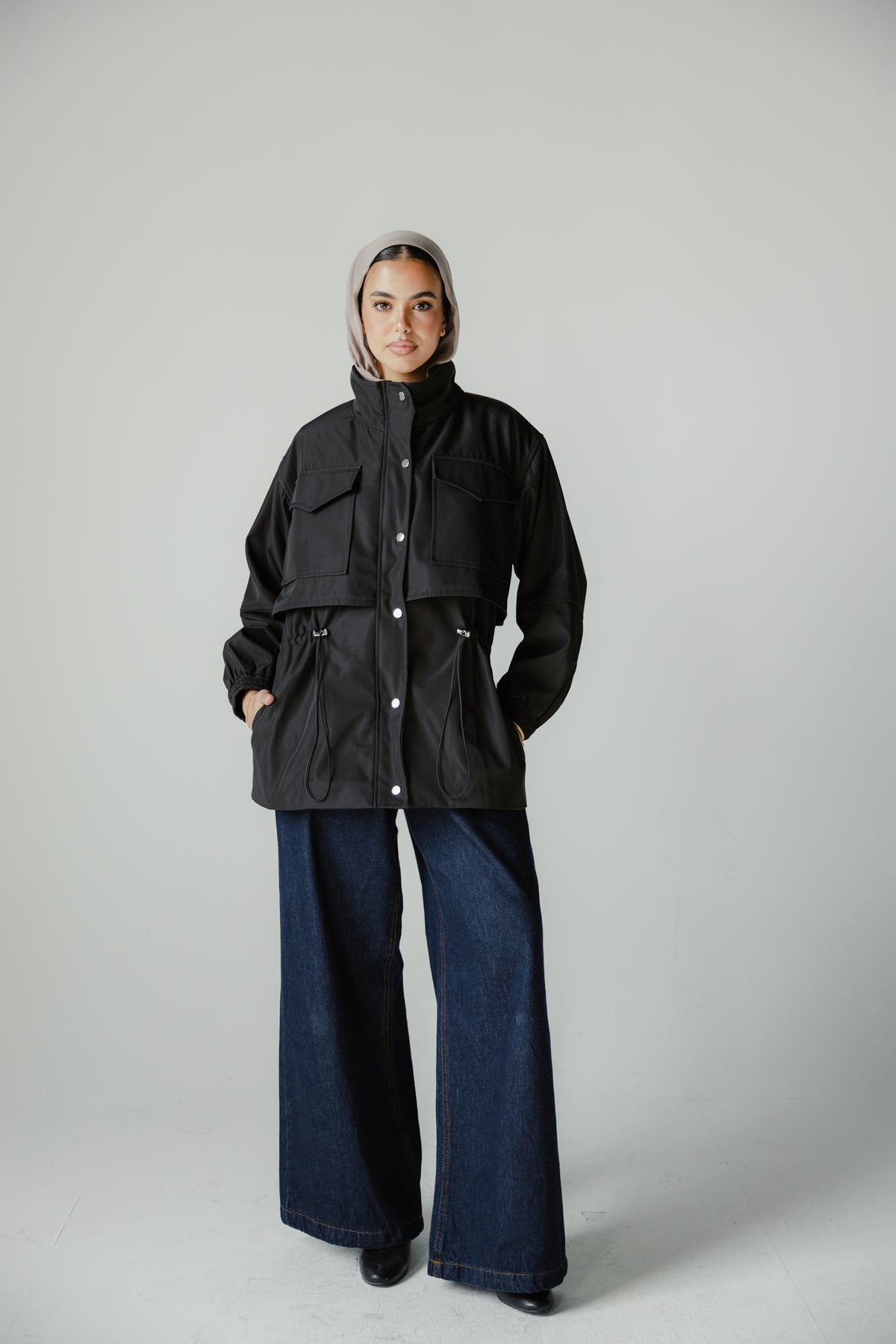 The Field Jacket in Noir