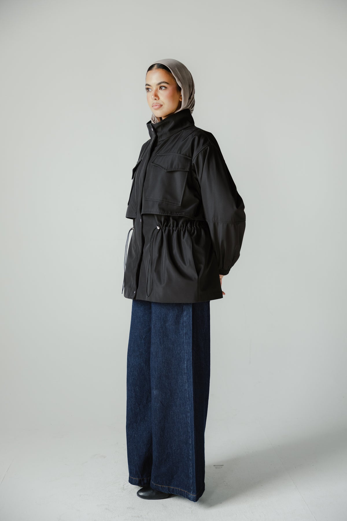 The Field Jacket in Noir
