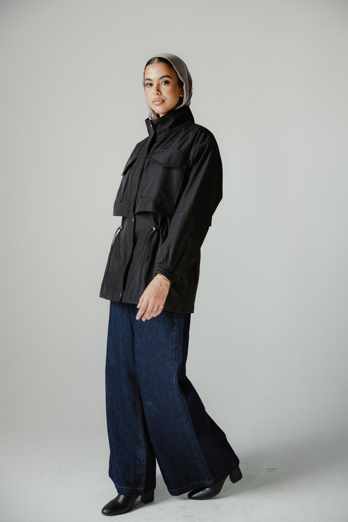 The Field Jacket in Noir