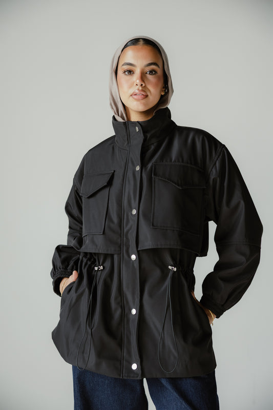The Field Jacket in Noir