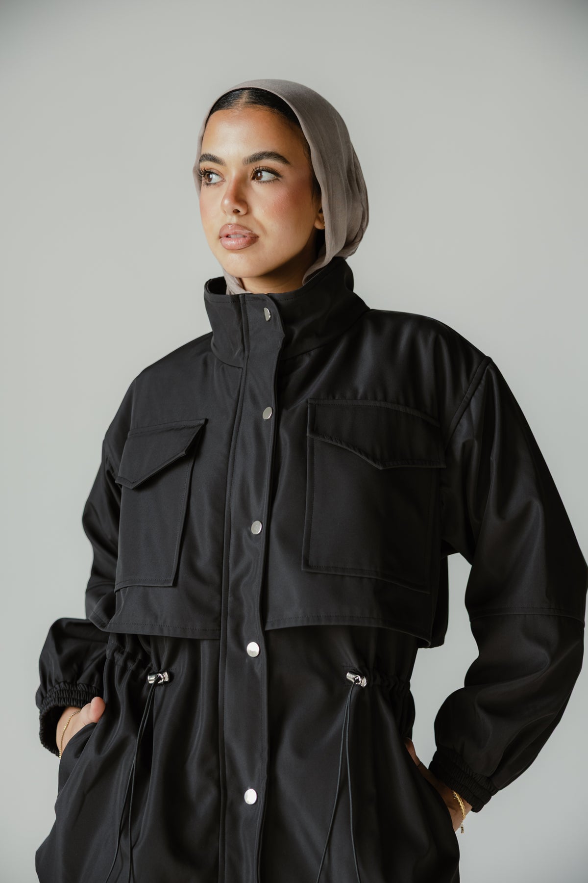 The Field Jacket in Noir