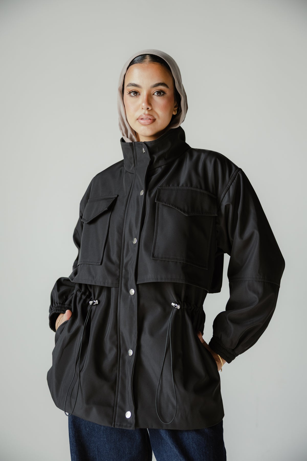The Field Jacket in Noir