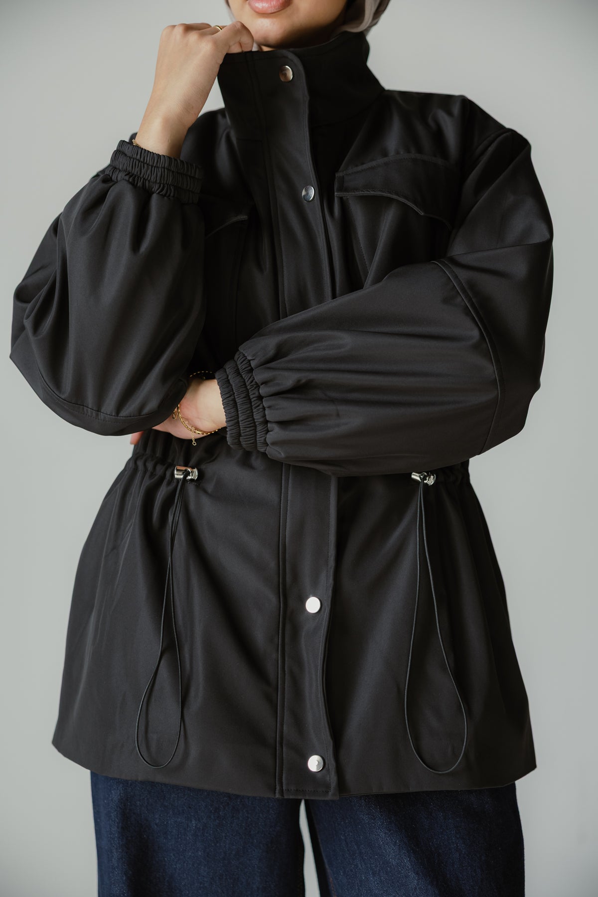 The Field Jacket in Noir