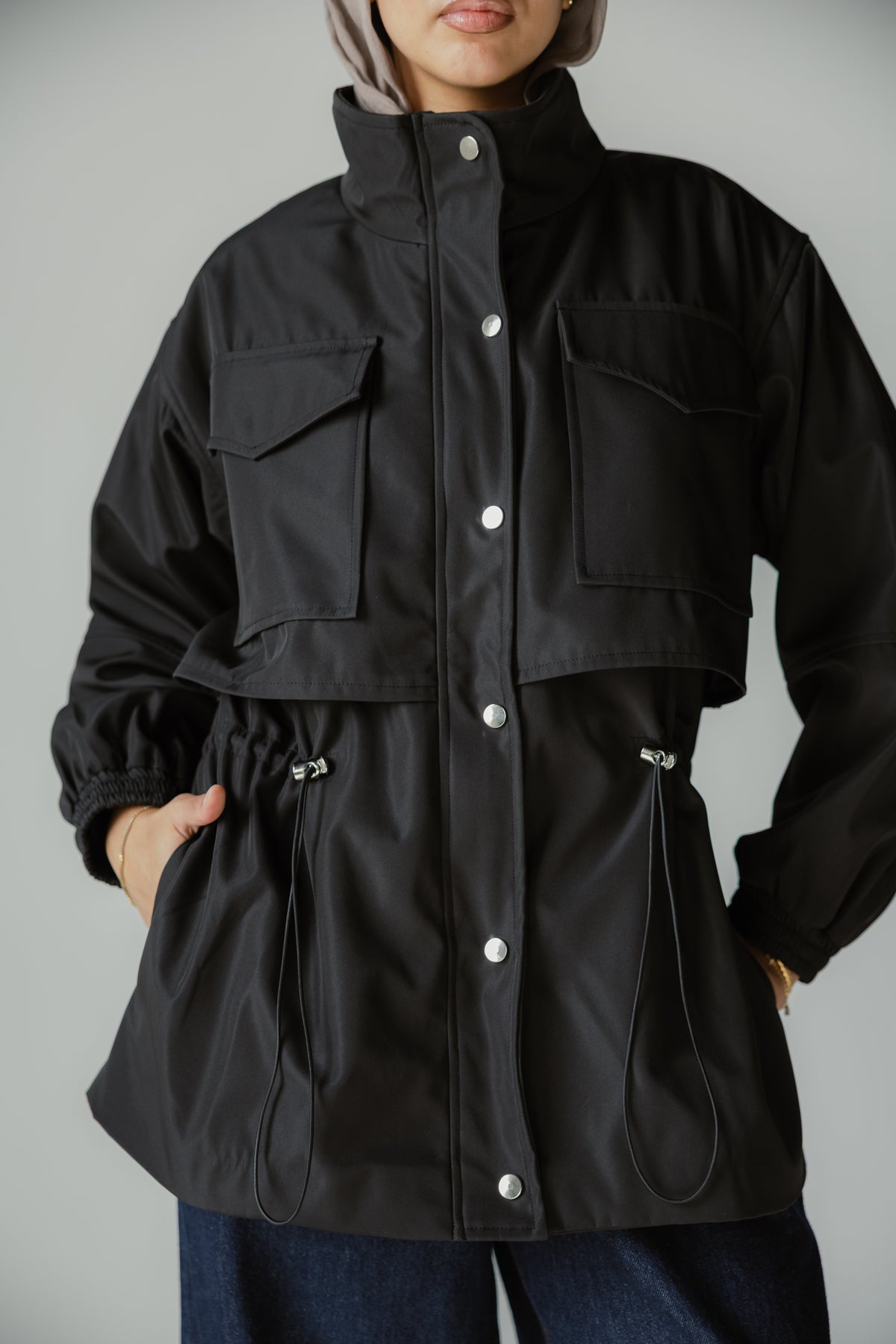The Field Jacket in Noir