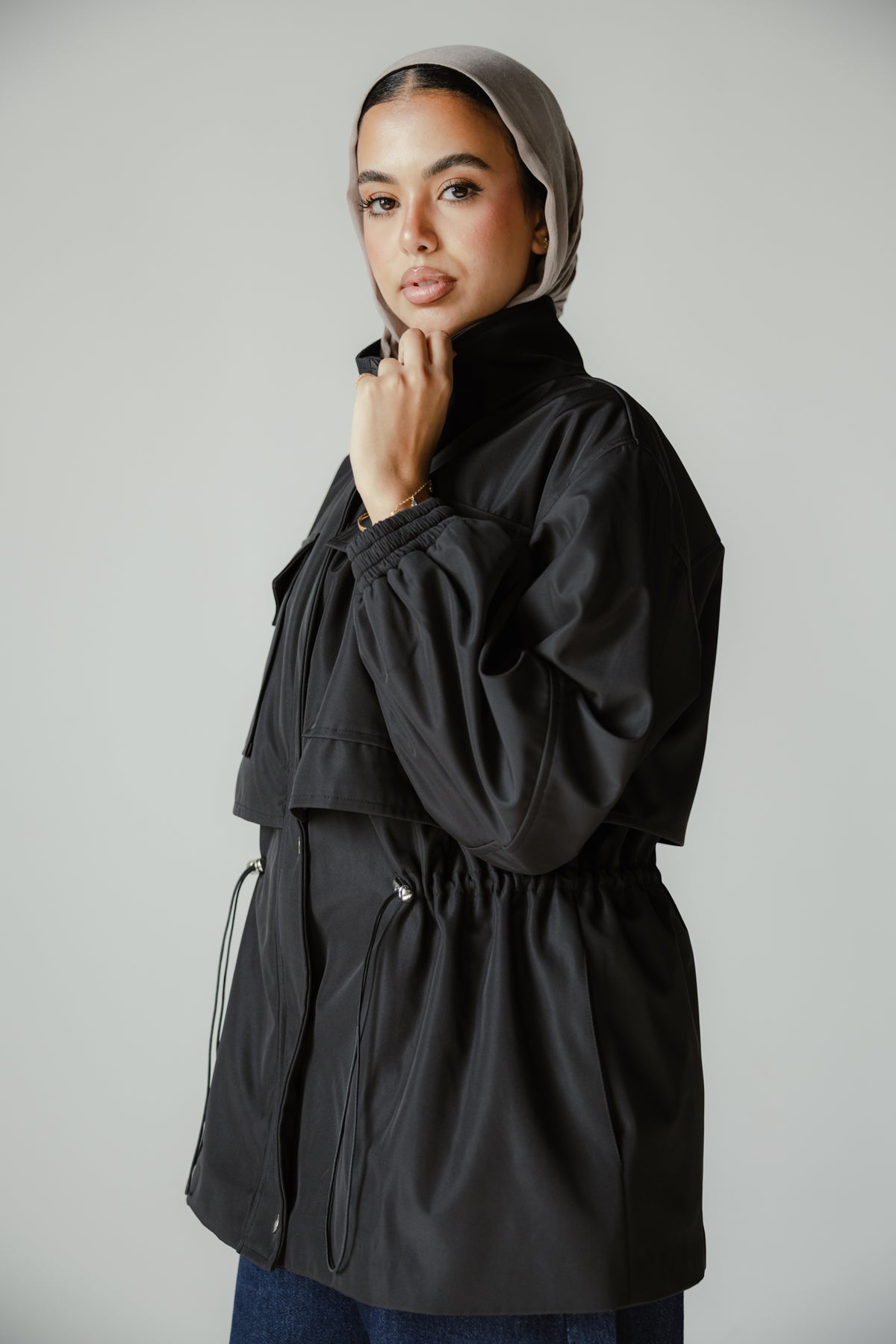 The Field Jacket in Noir