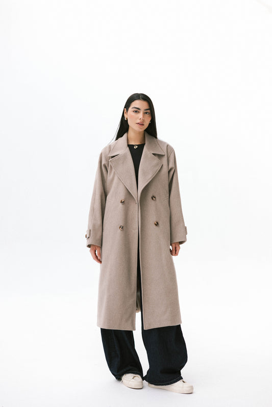 Luna Coat in Sand