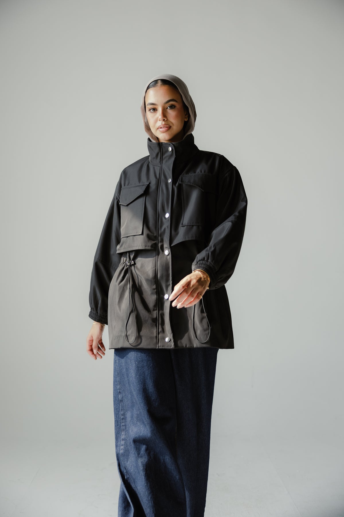 The Field Jacket in Noir