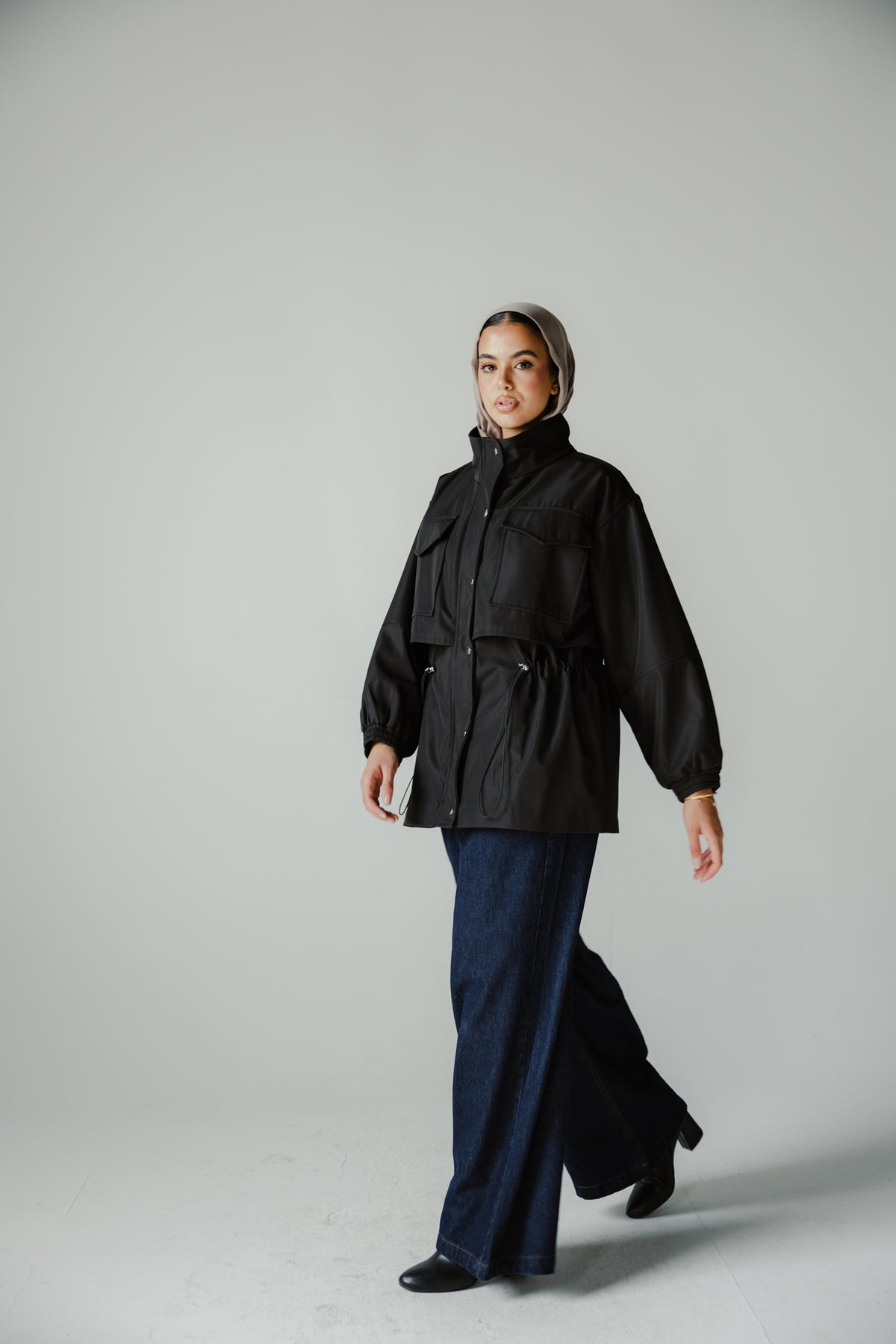 The Field Jacket in Noir