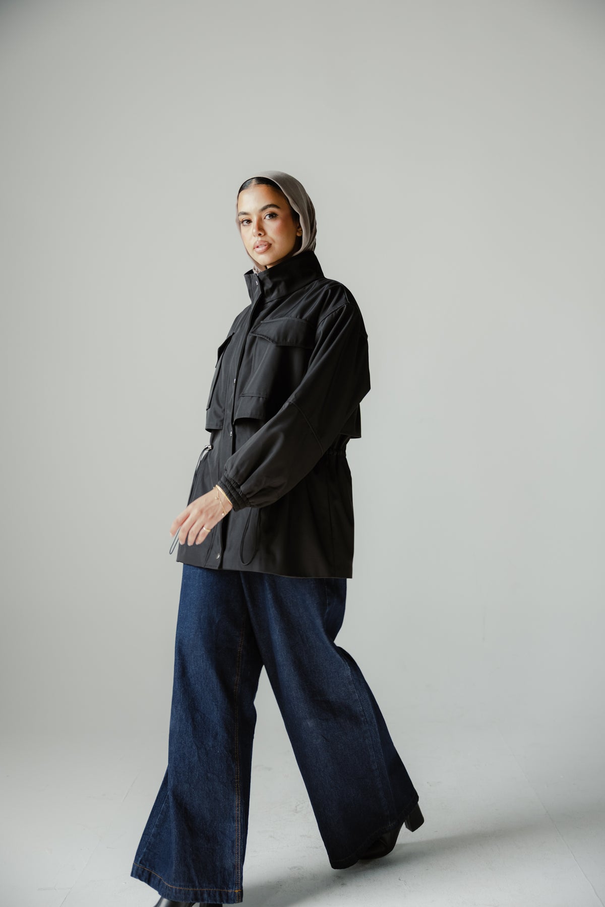 The Field Jacket in Noir