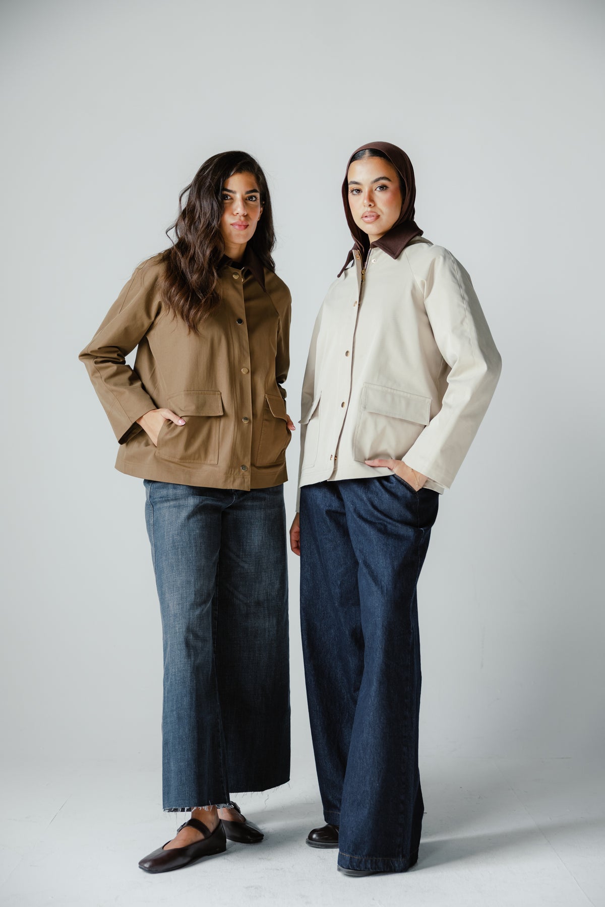 Fallen Jacket in Beige