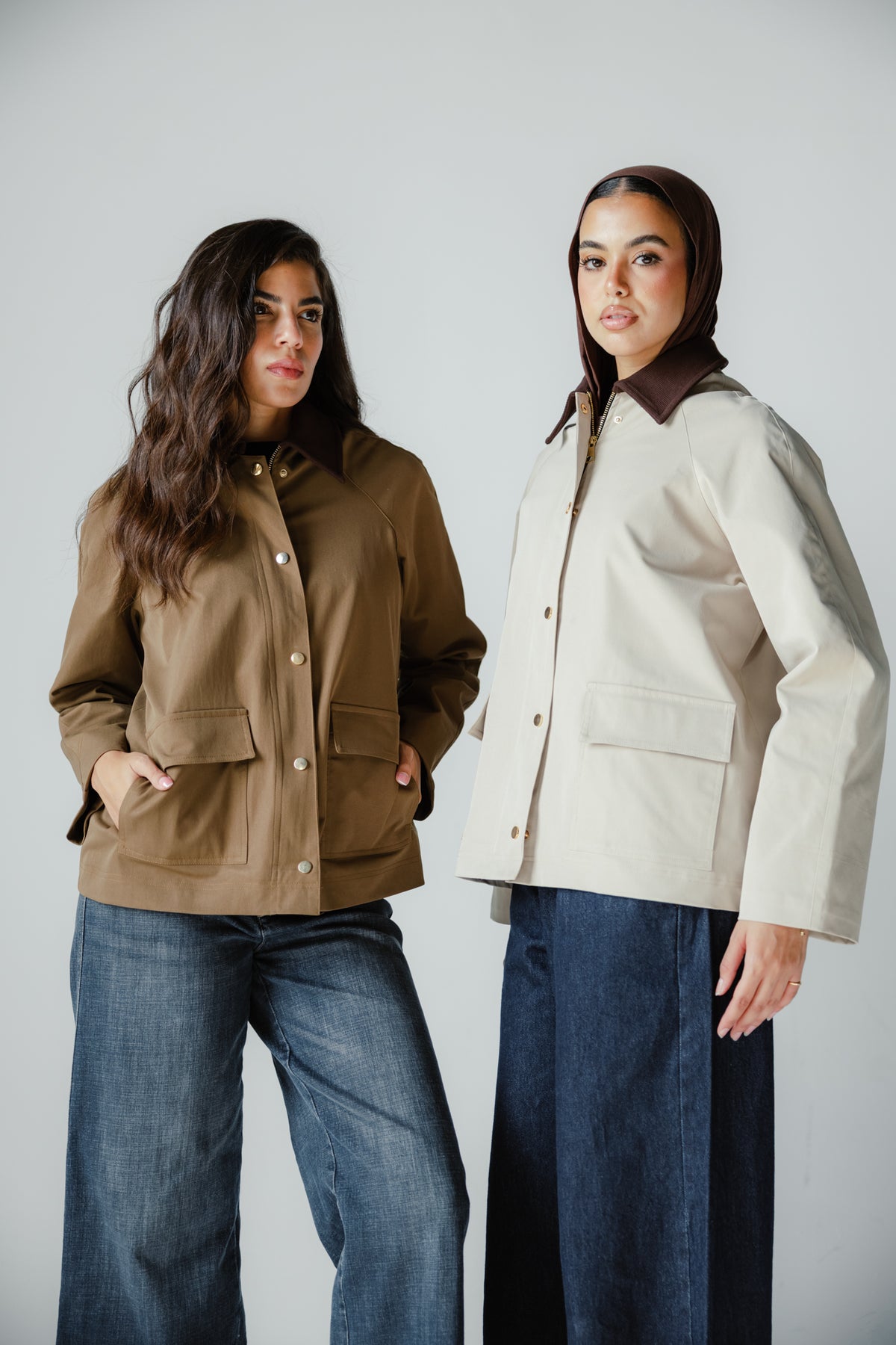 Fallen Jacket in Beige