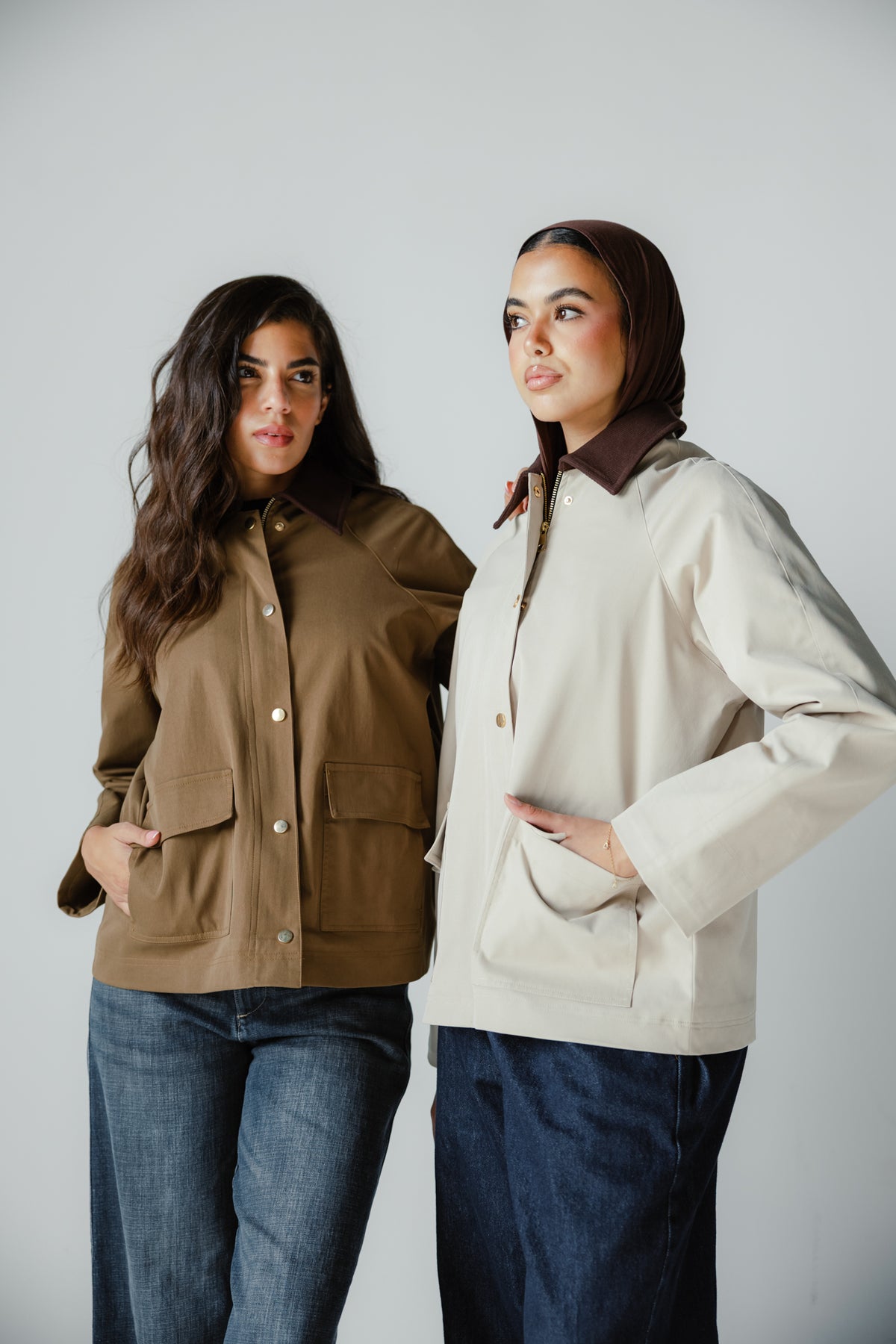 Fallen Jacket in Olive wood