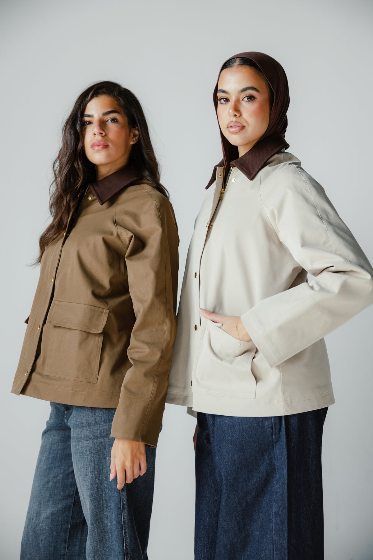 Fallen Jacket in Olive wood