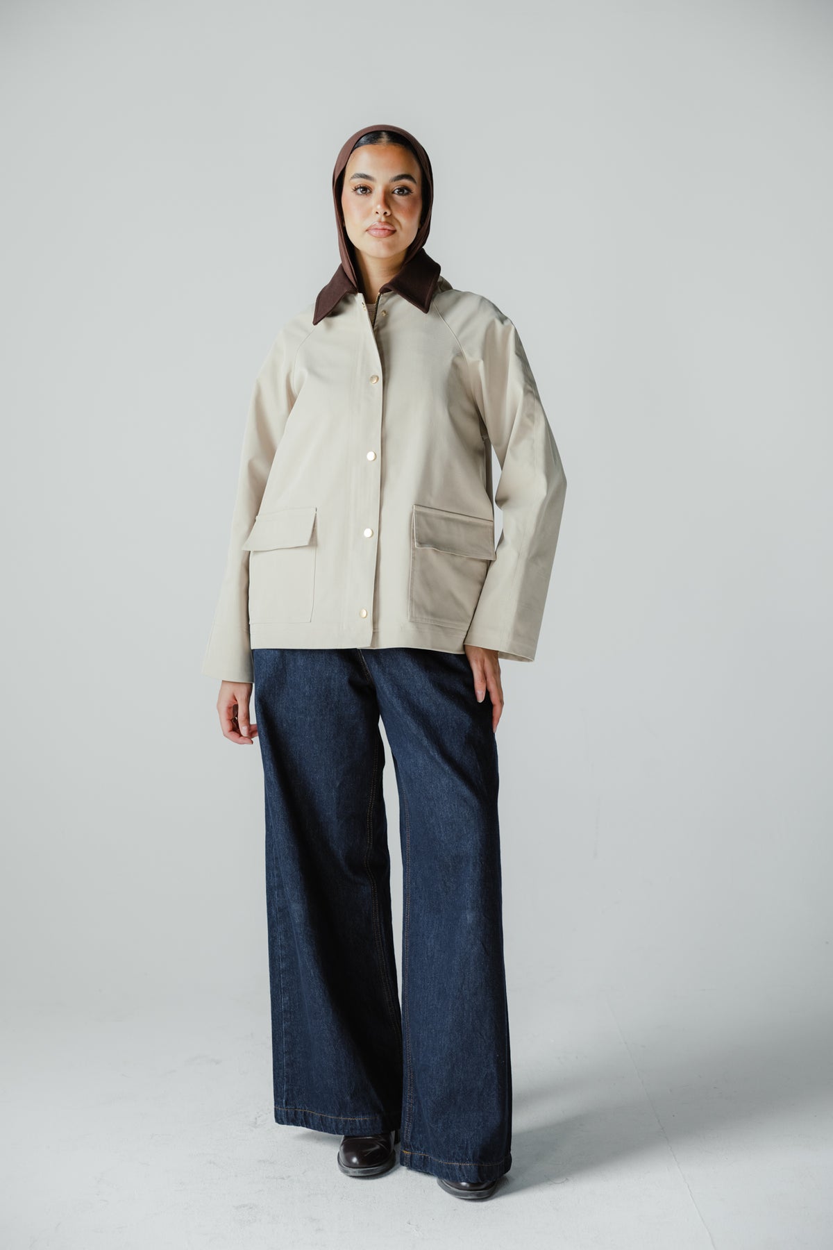 Fallen Jacket in Beige