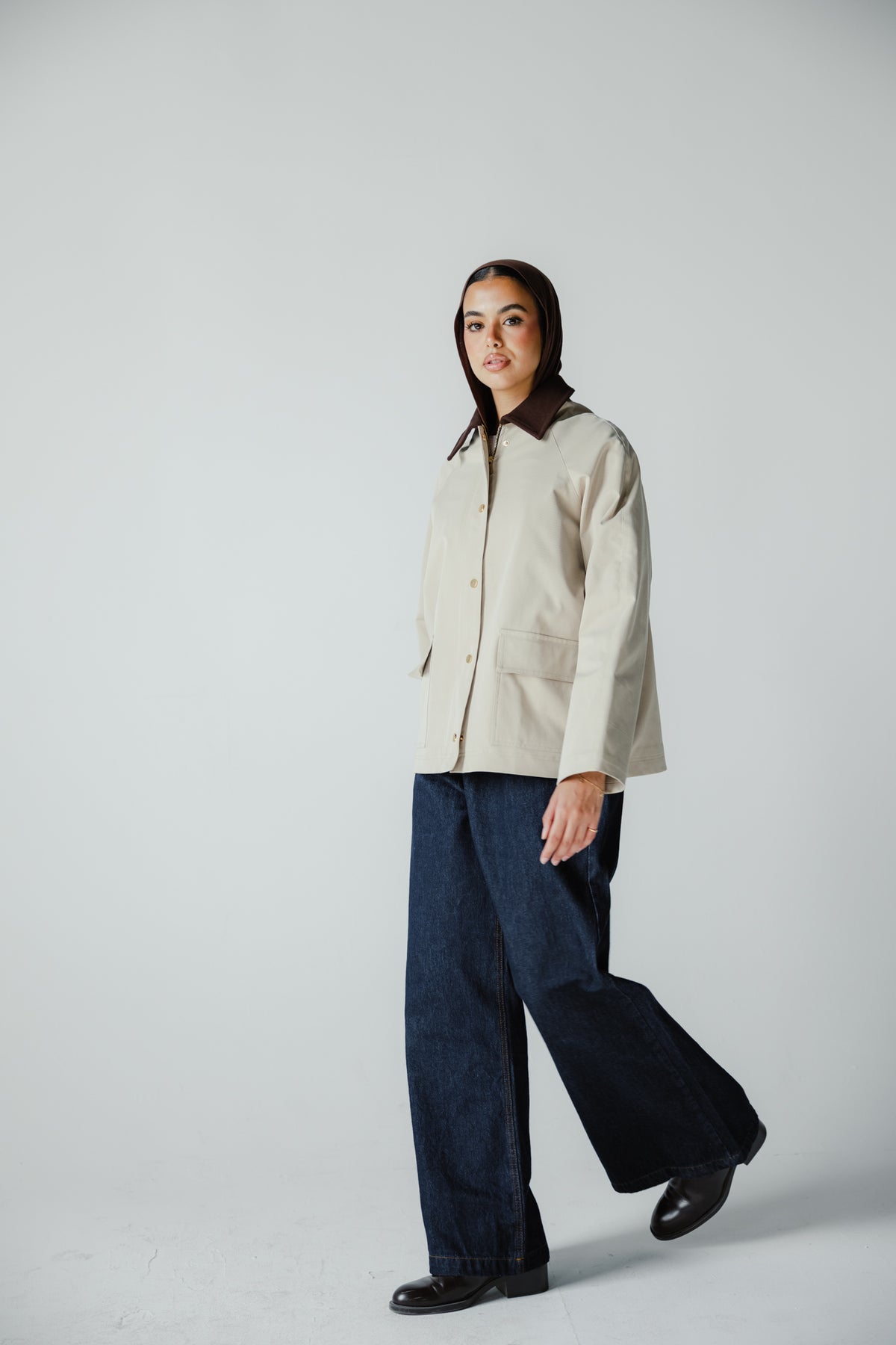 Fallen Jacket in Beige