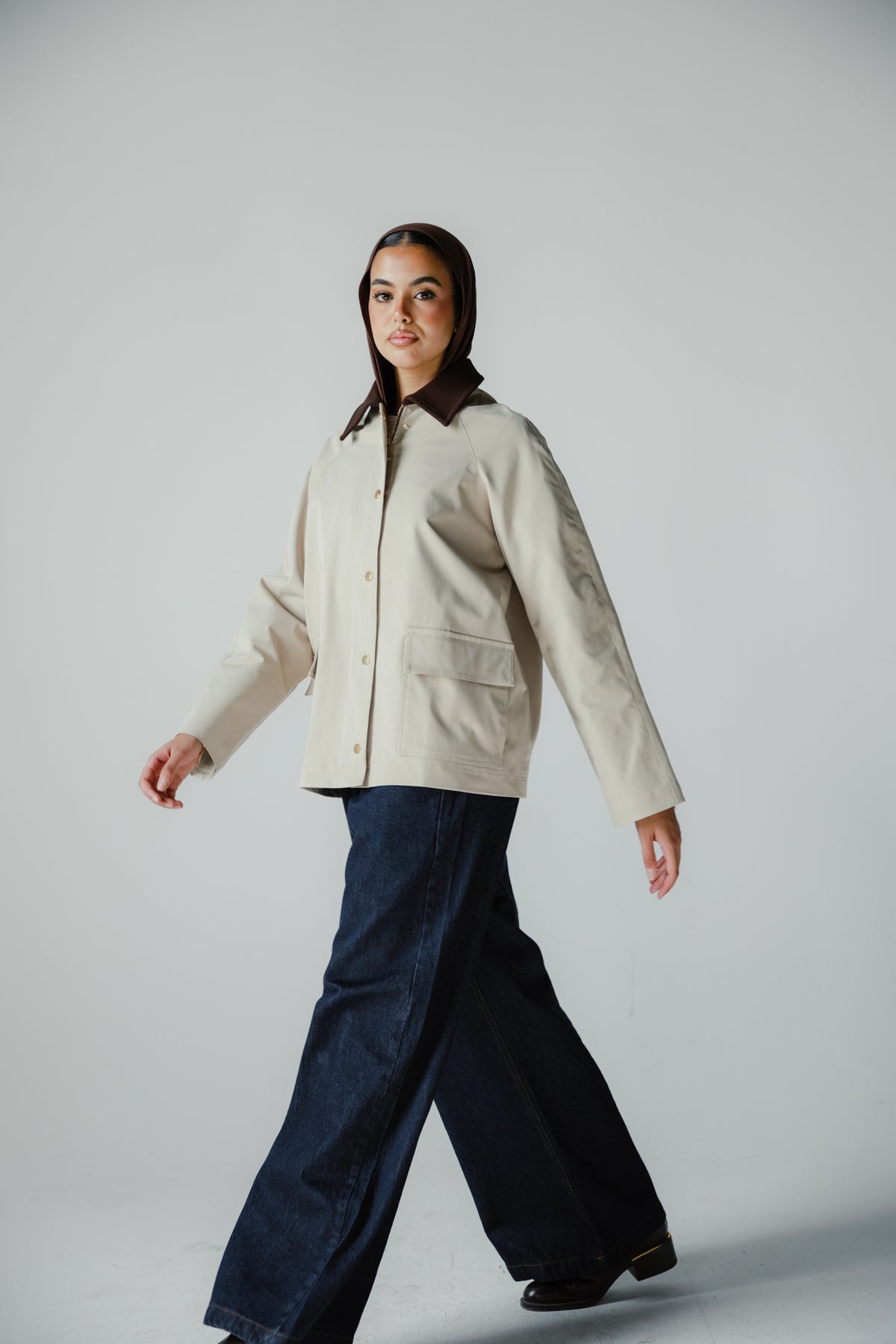 Fallen Jacket in Beige