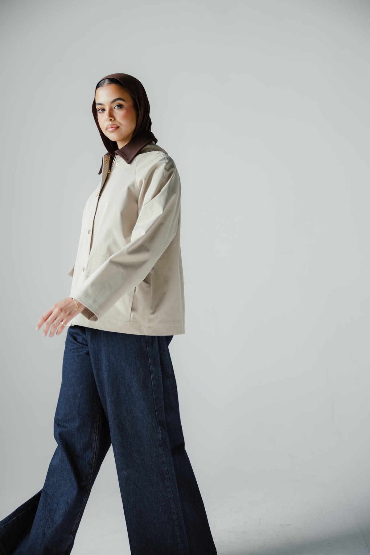 Fallen Jacket in Beige