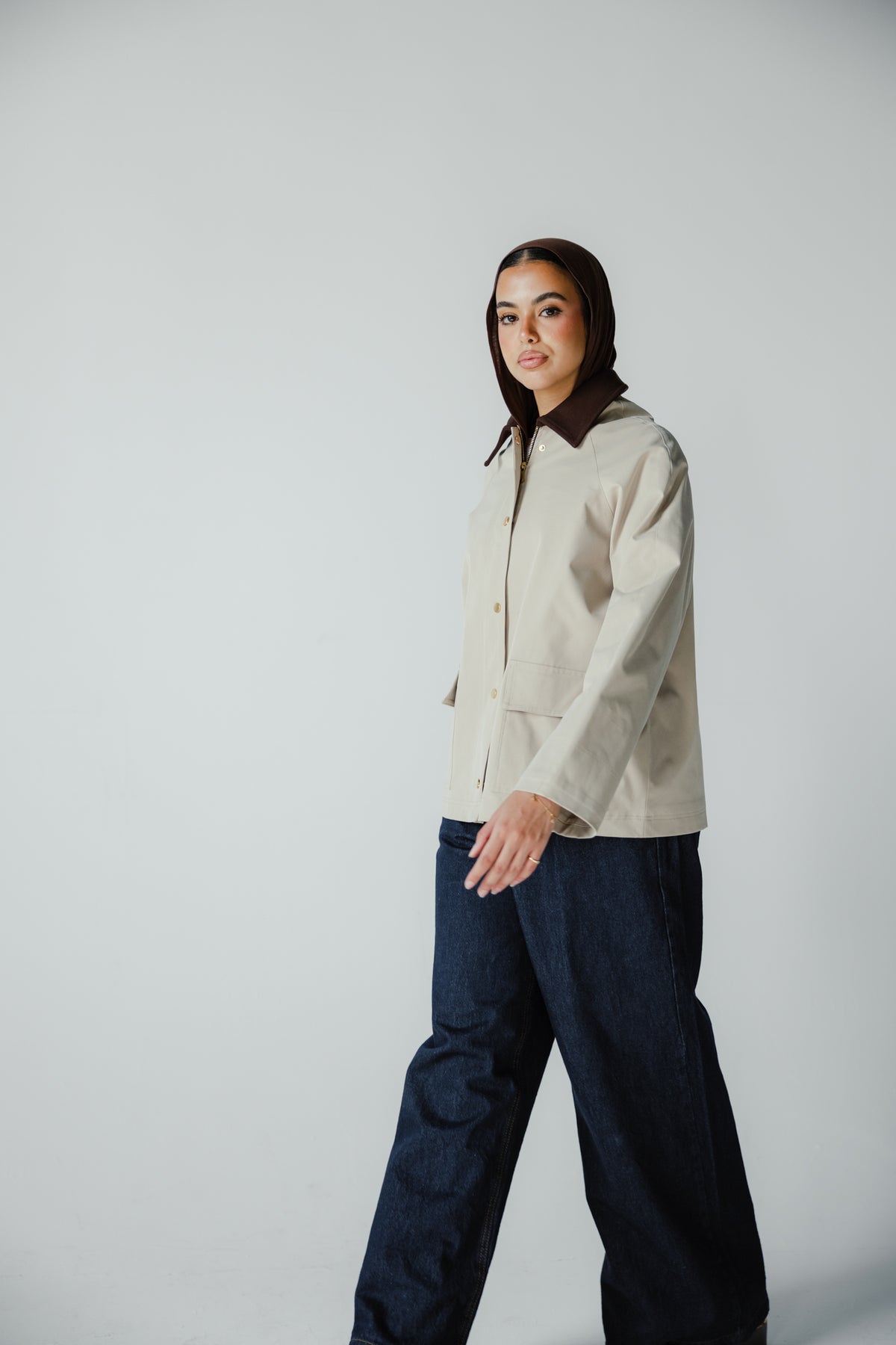 Fallen Jacket in Beige