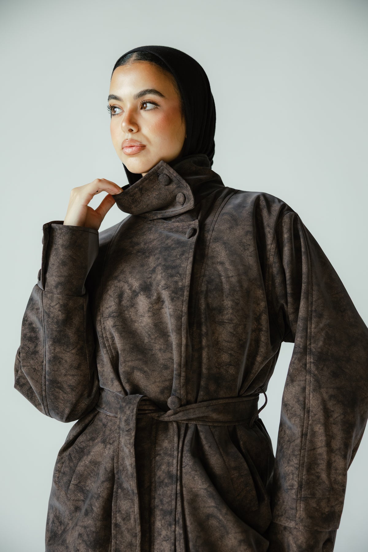 The Underwood Leather Jacket in Walnut