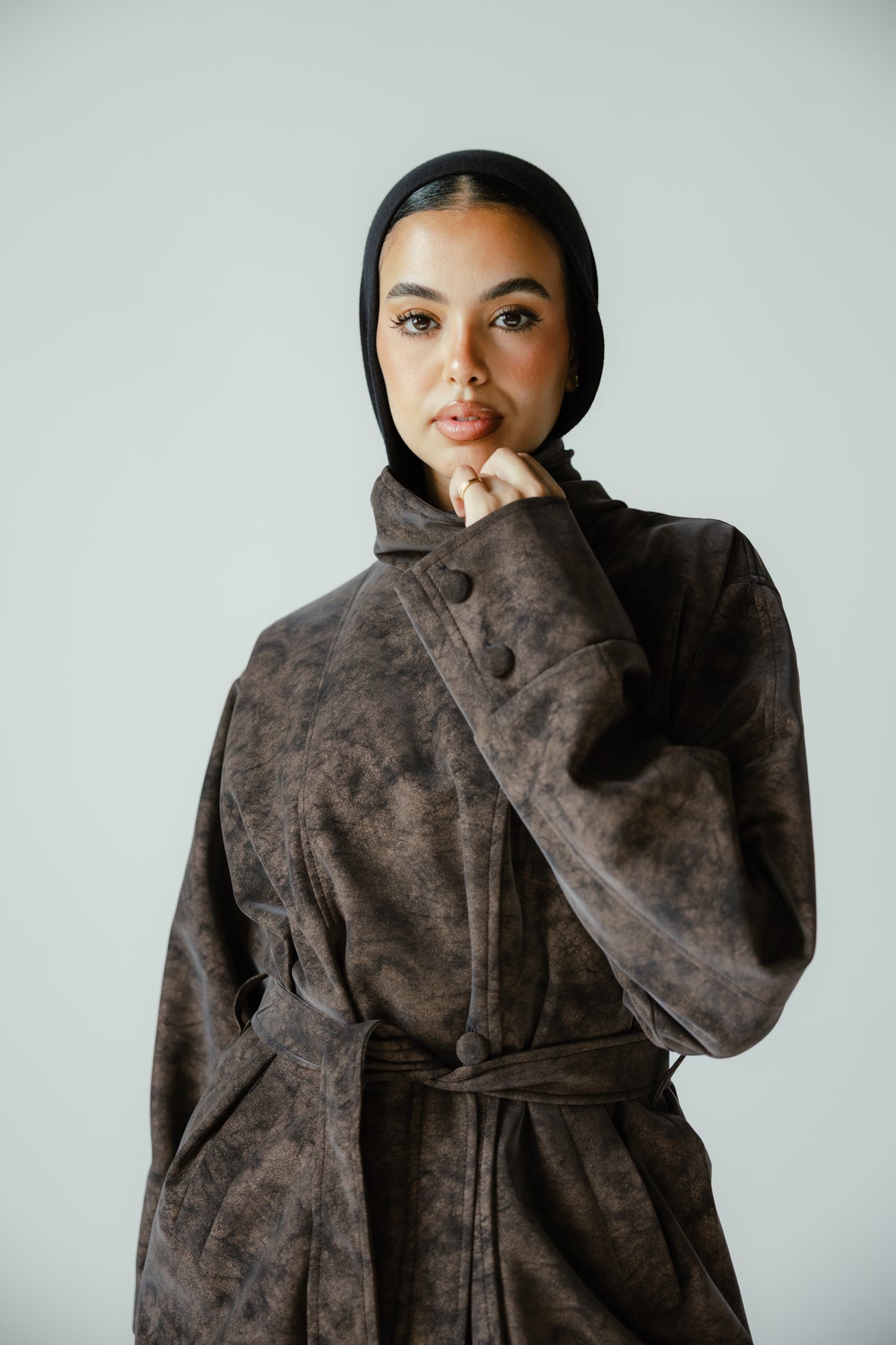 The Underwood Leather Jacket in Walnut