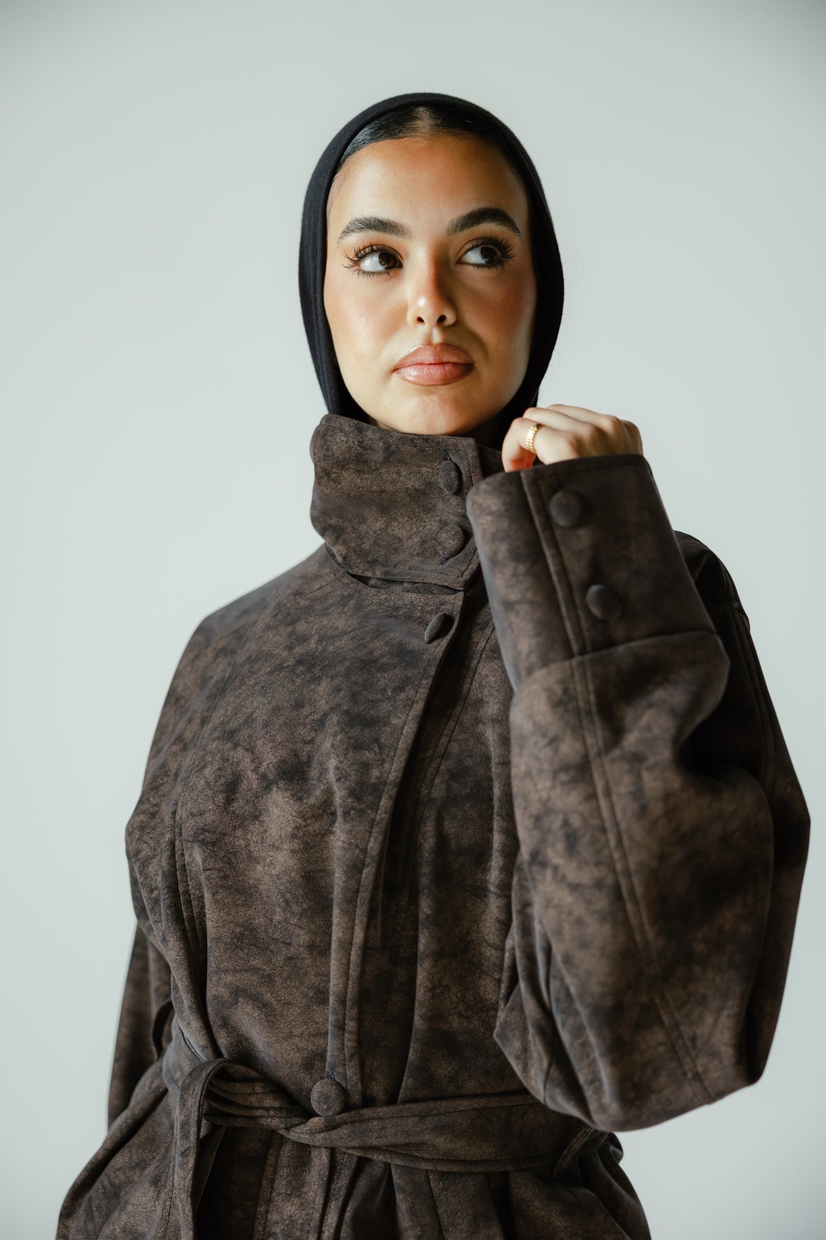 The Underwood Leather Jacket in Walnut