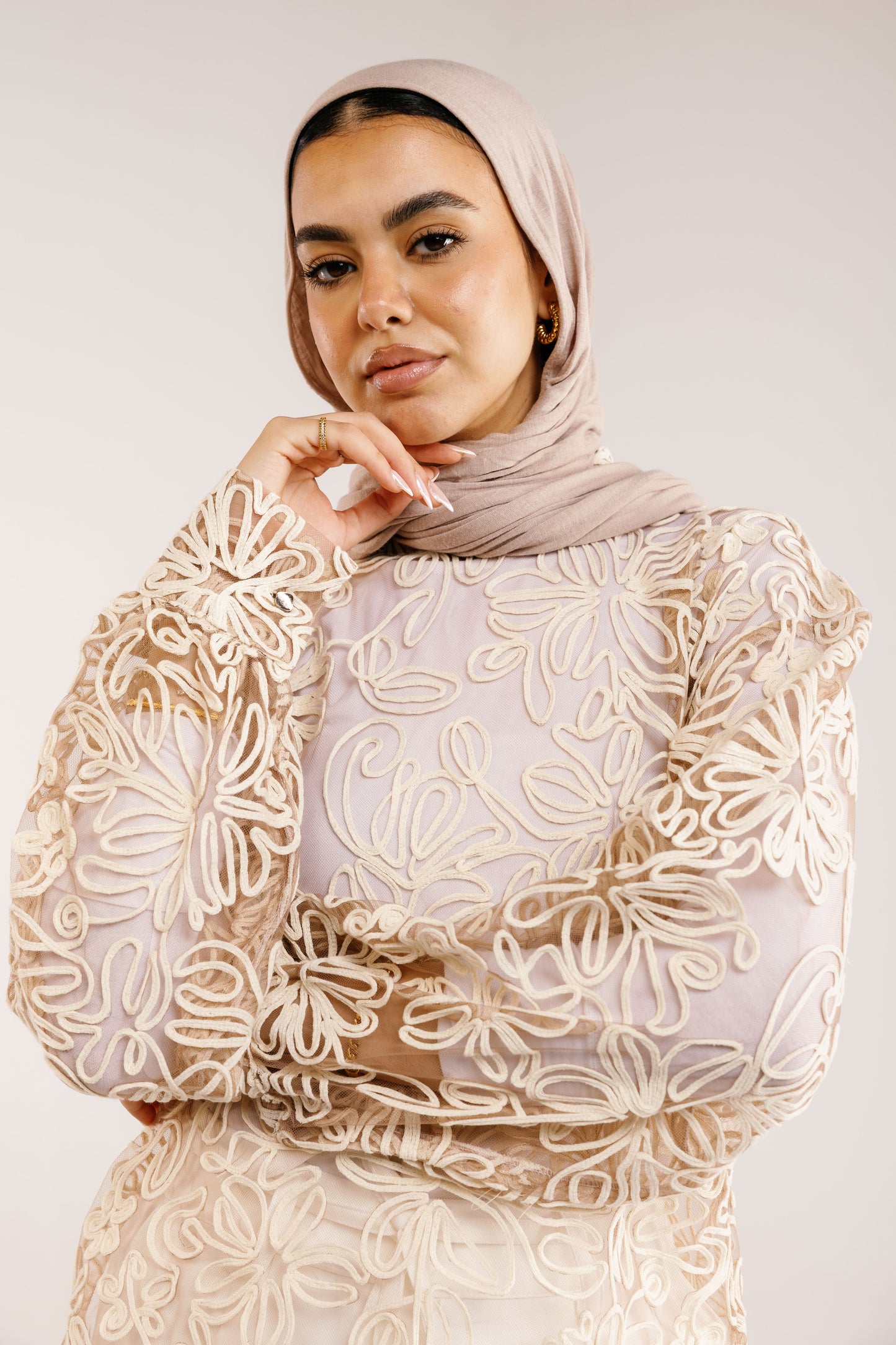 The Bloom Blouse in Vanilla