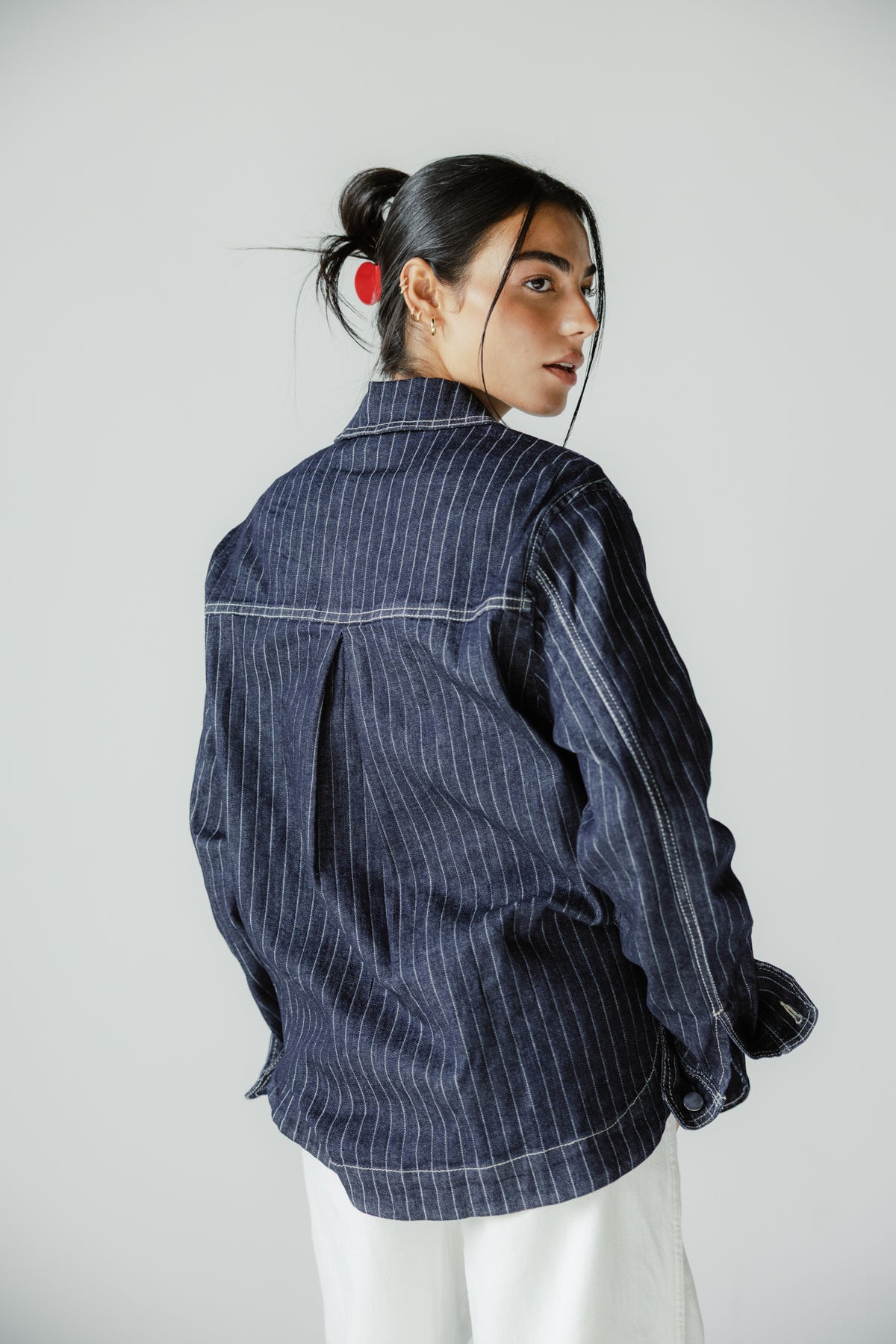Stripe Utility Jacket