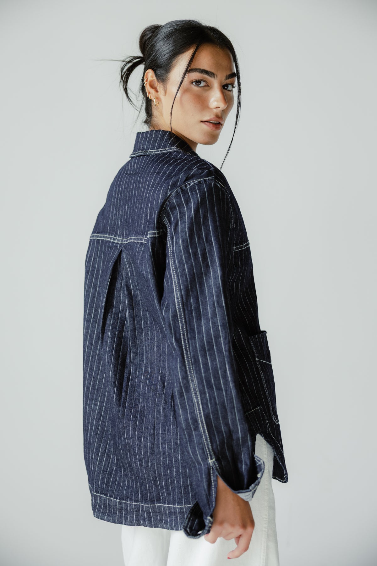 Stripe Utility Jacket