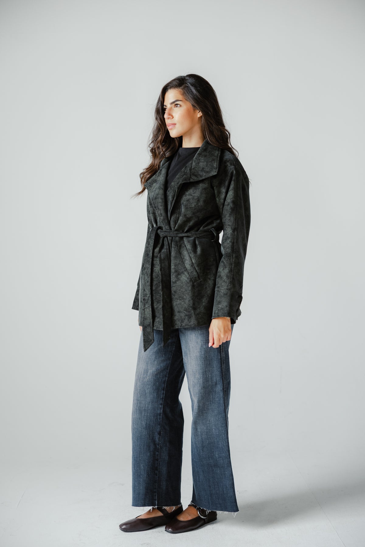 The Underwood Leather Jacket in Pine