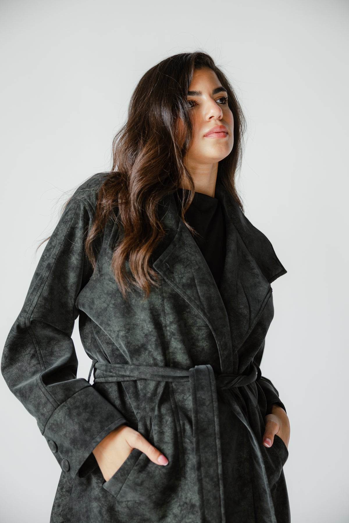 The Underwood Leather Jacket in Pine