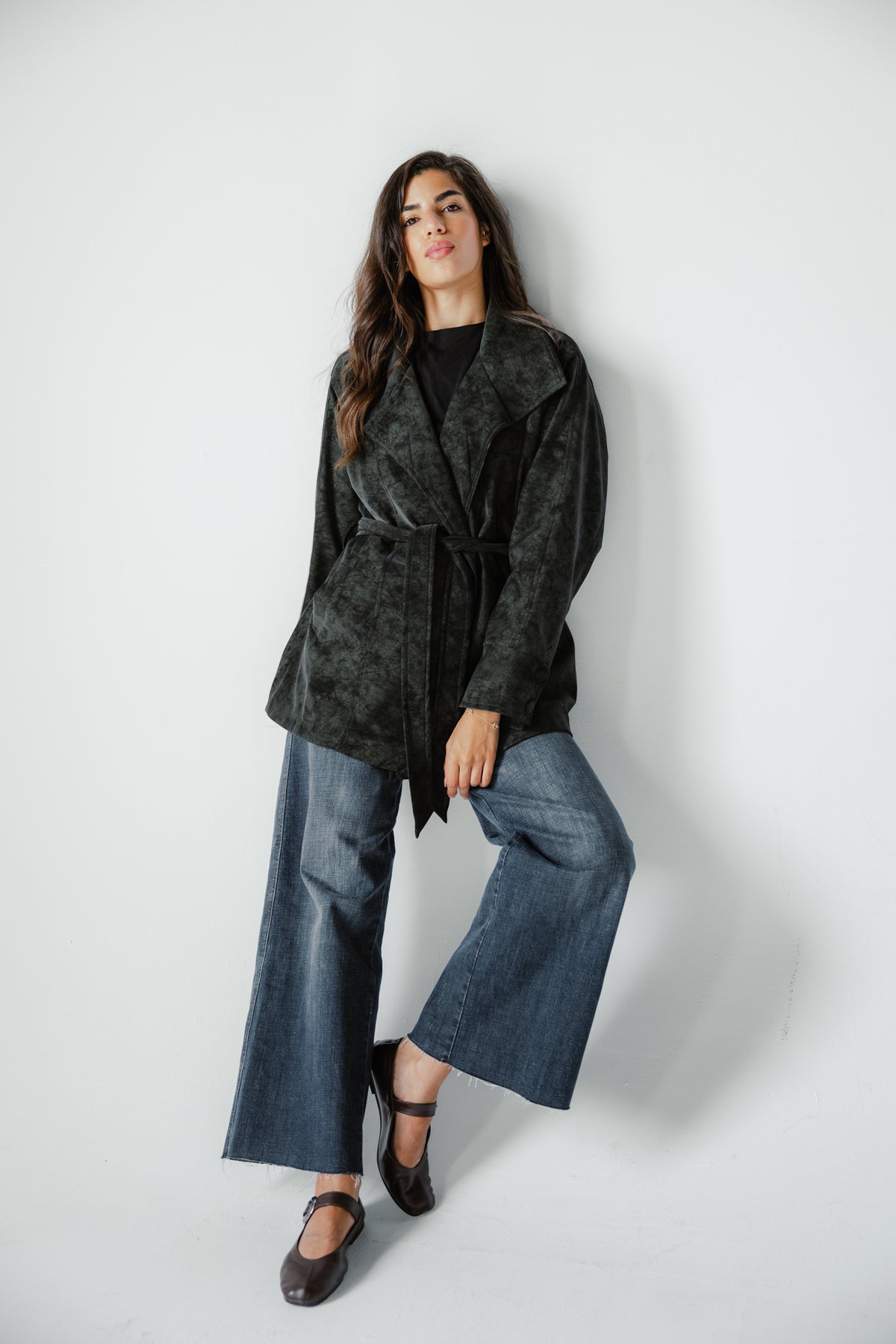 The Underwood Leather Jacket in Pine