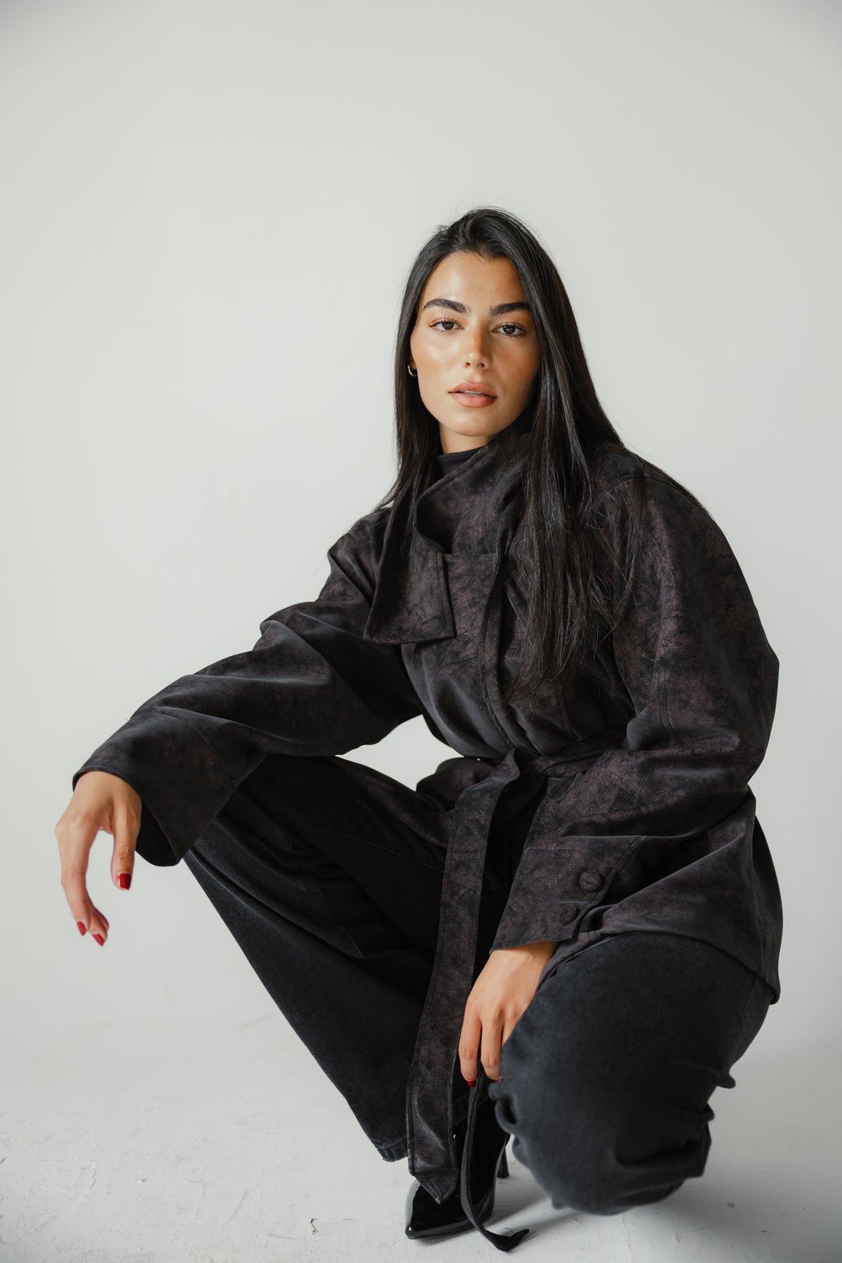 The Underwood Leather Jacket in Plum
