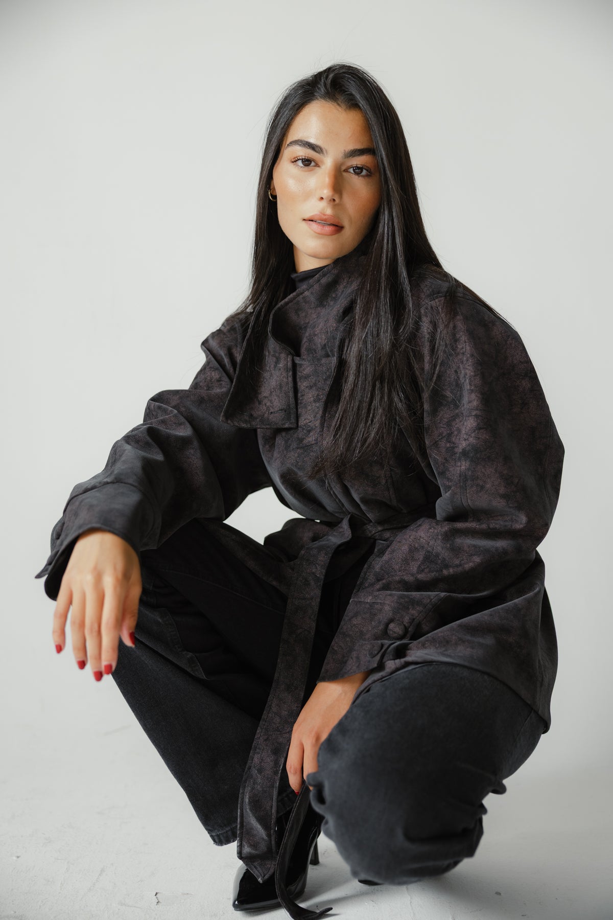The Underwood Leather Jacket in Plum