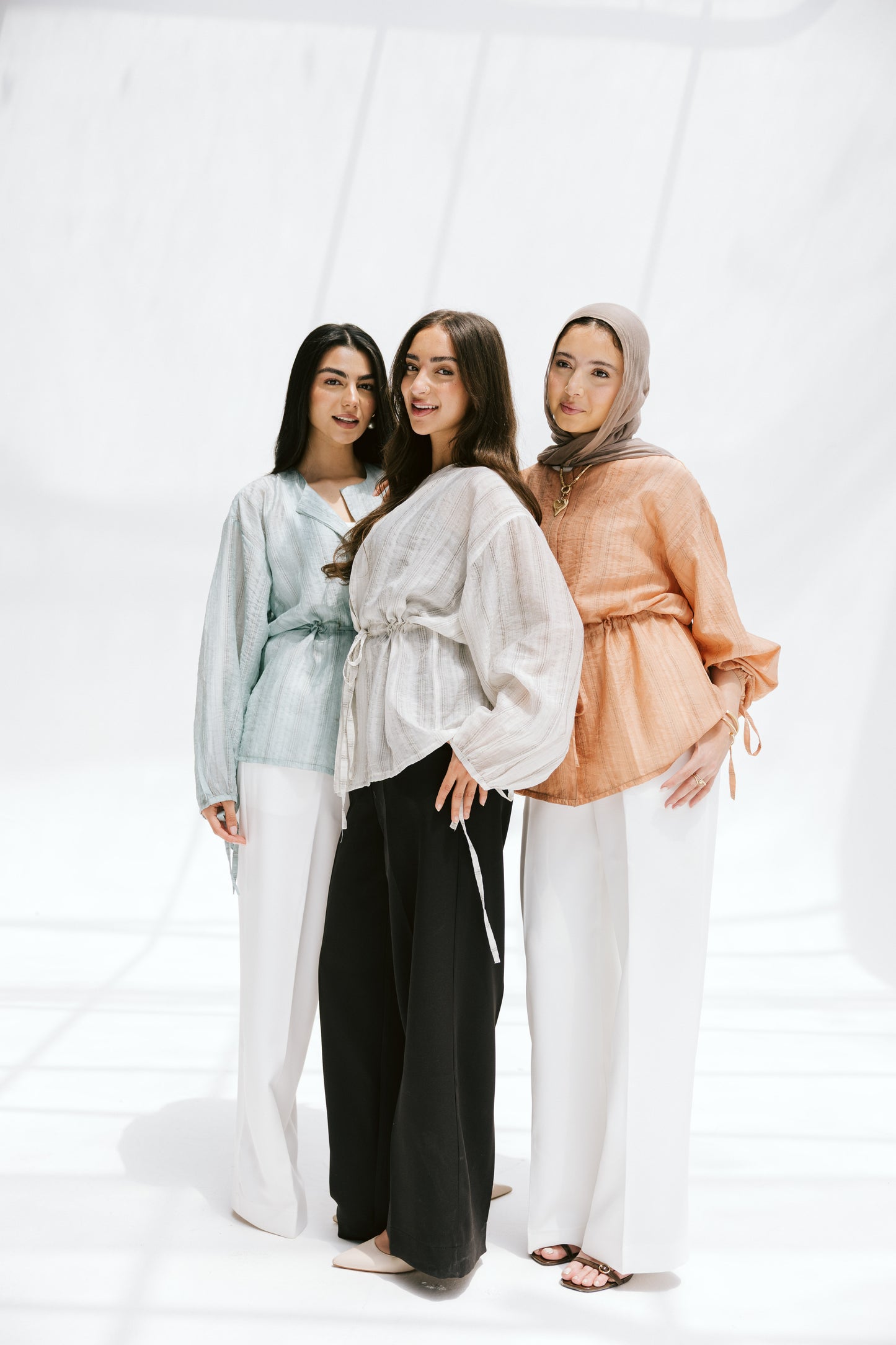 Marée blouse in Apricot
