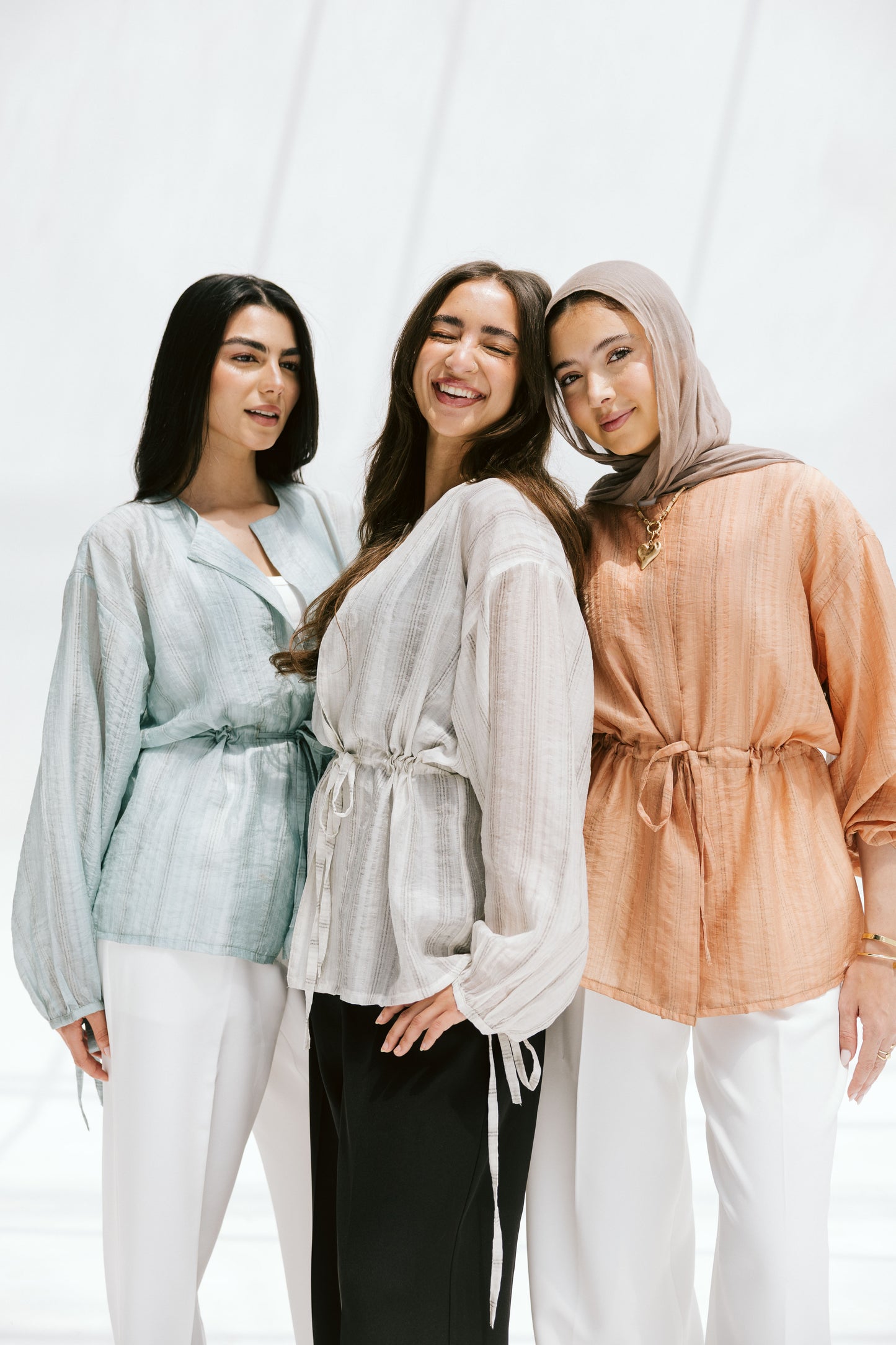 Marée blouse in Apricot