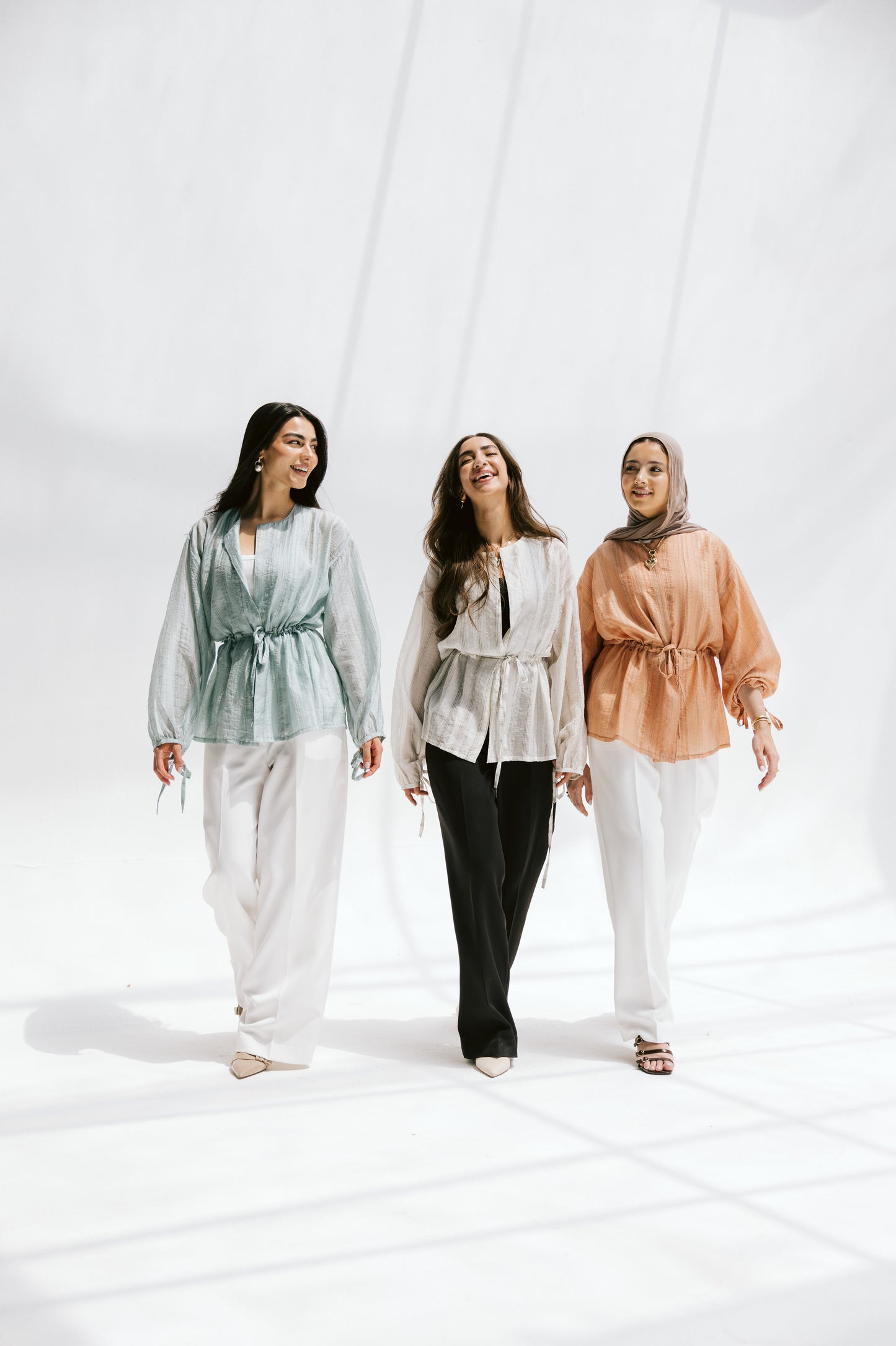 Marée blouse in Apricot