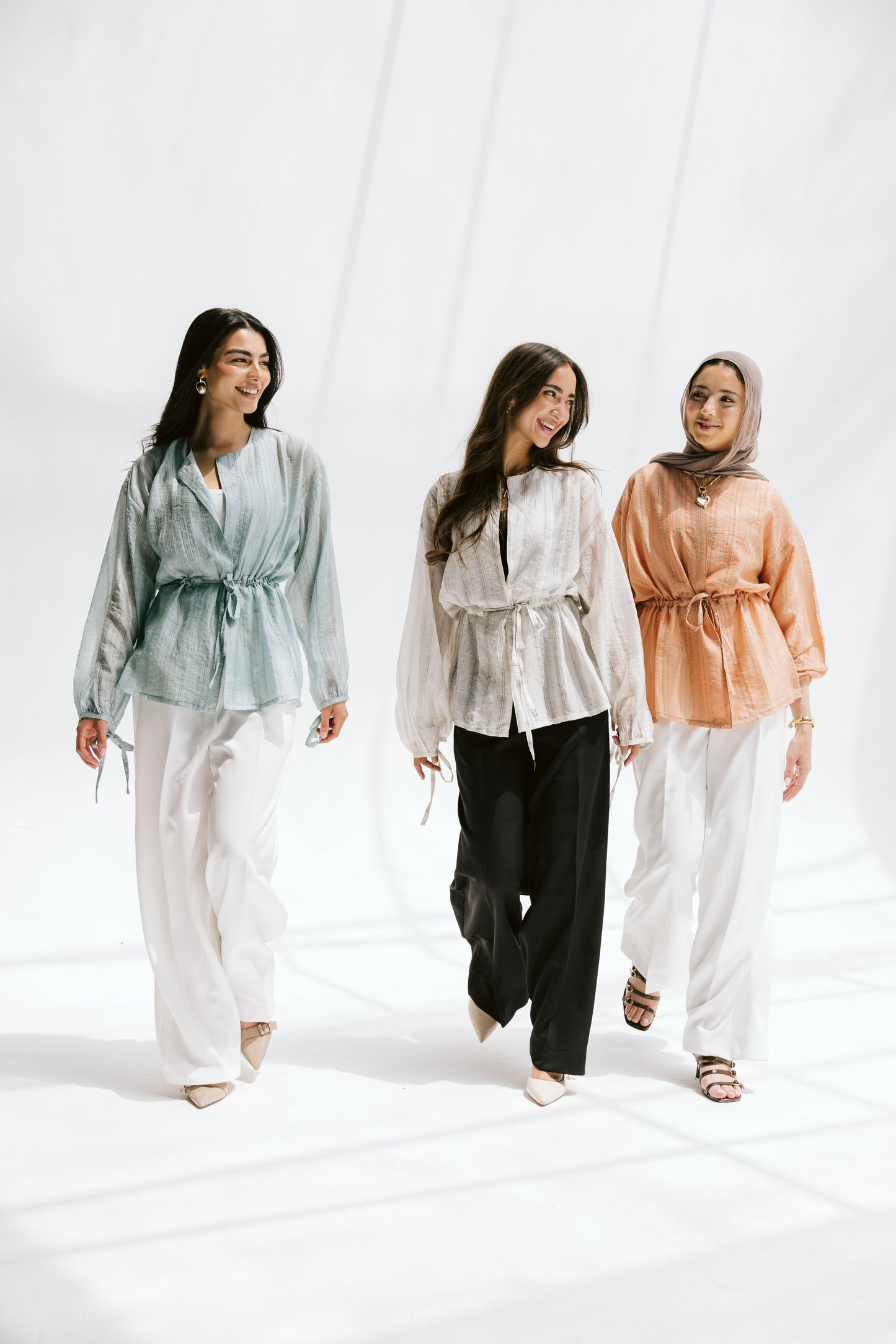 Marée blouse in Apricot