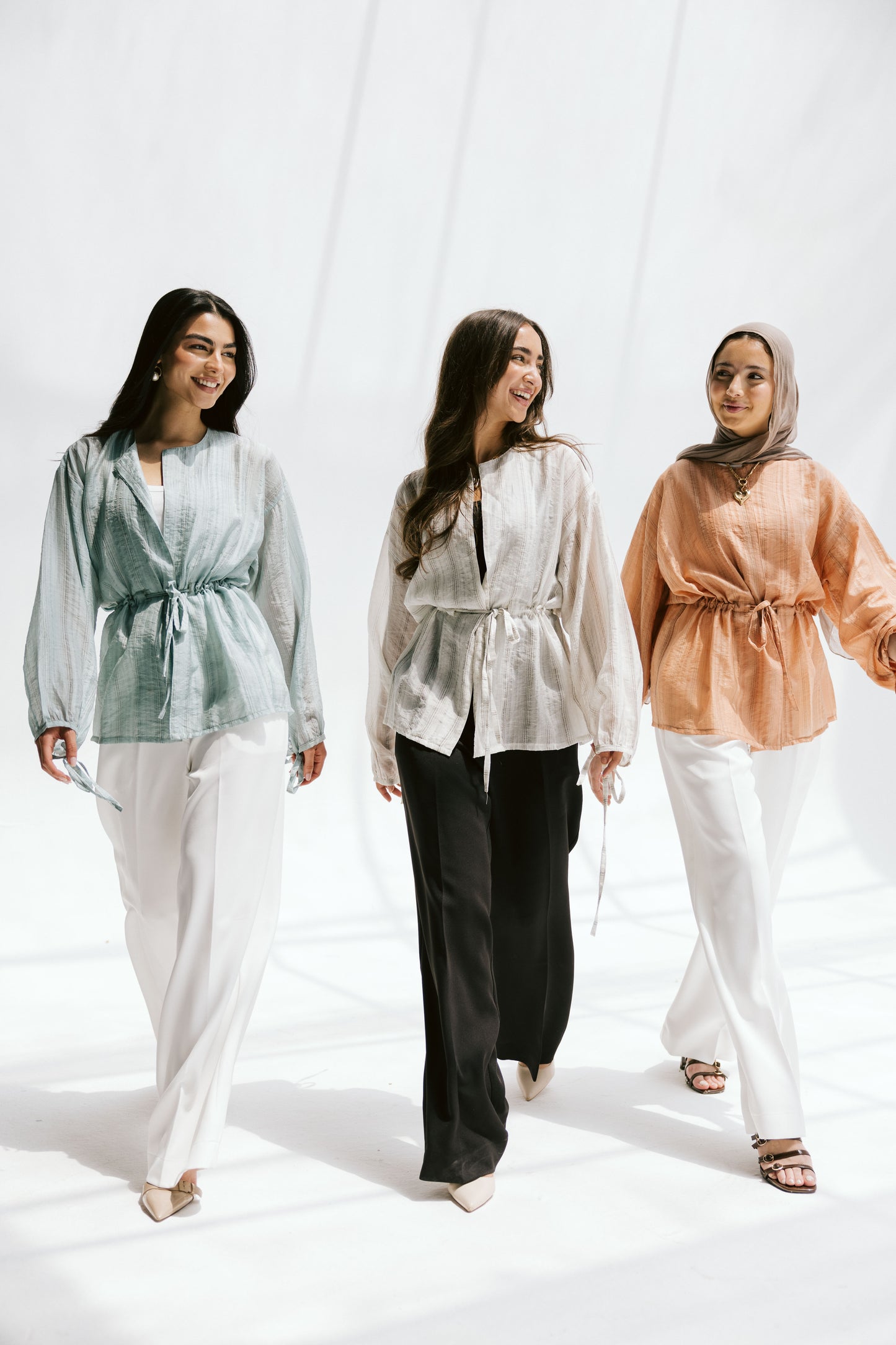 Marée blouse in Apricot