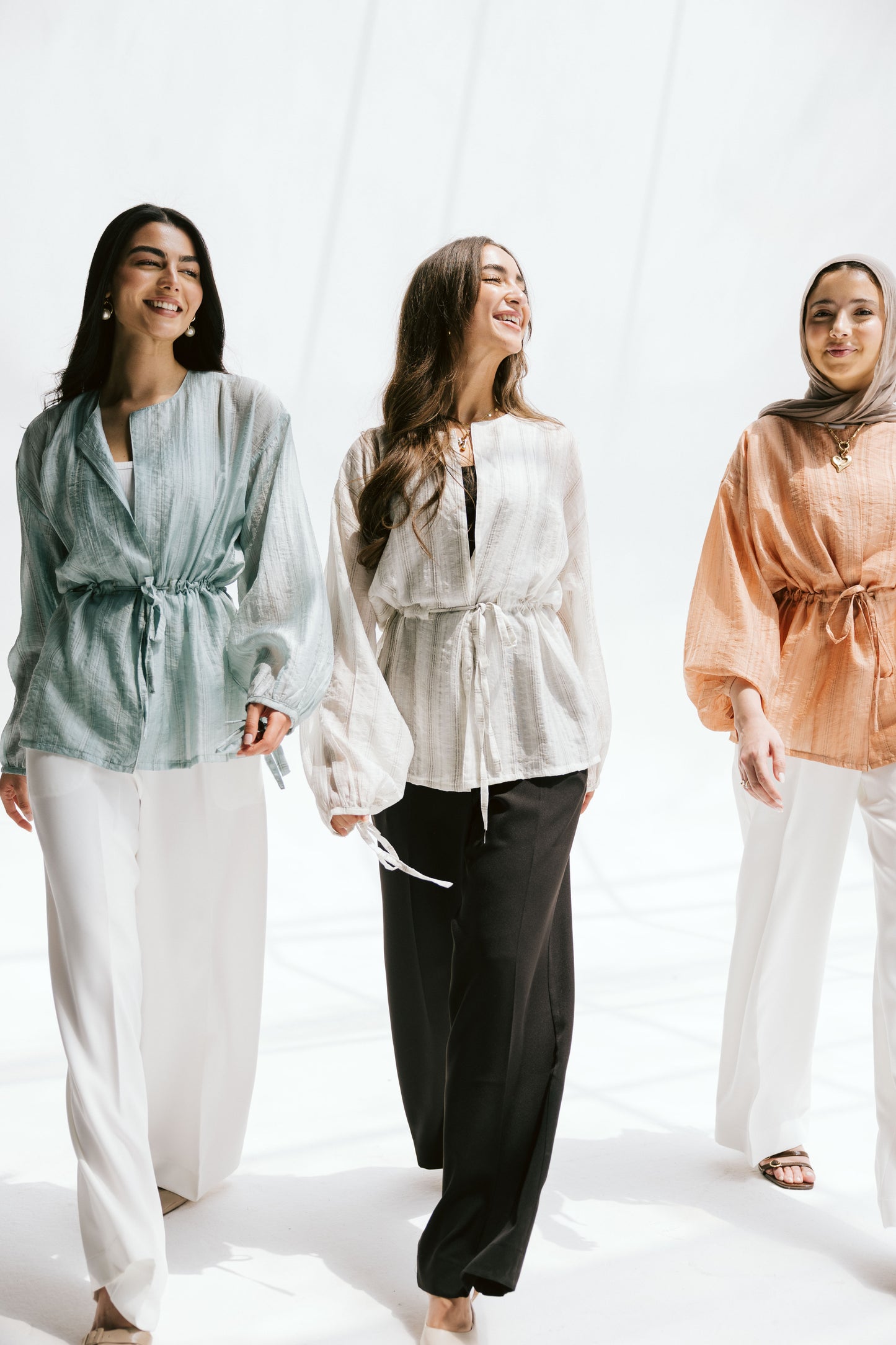 Marée blouse in Apricot