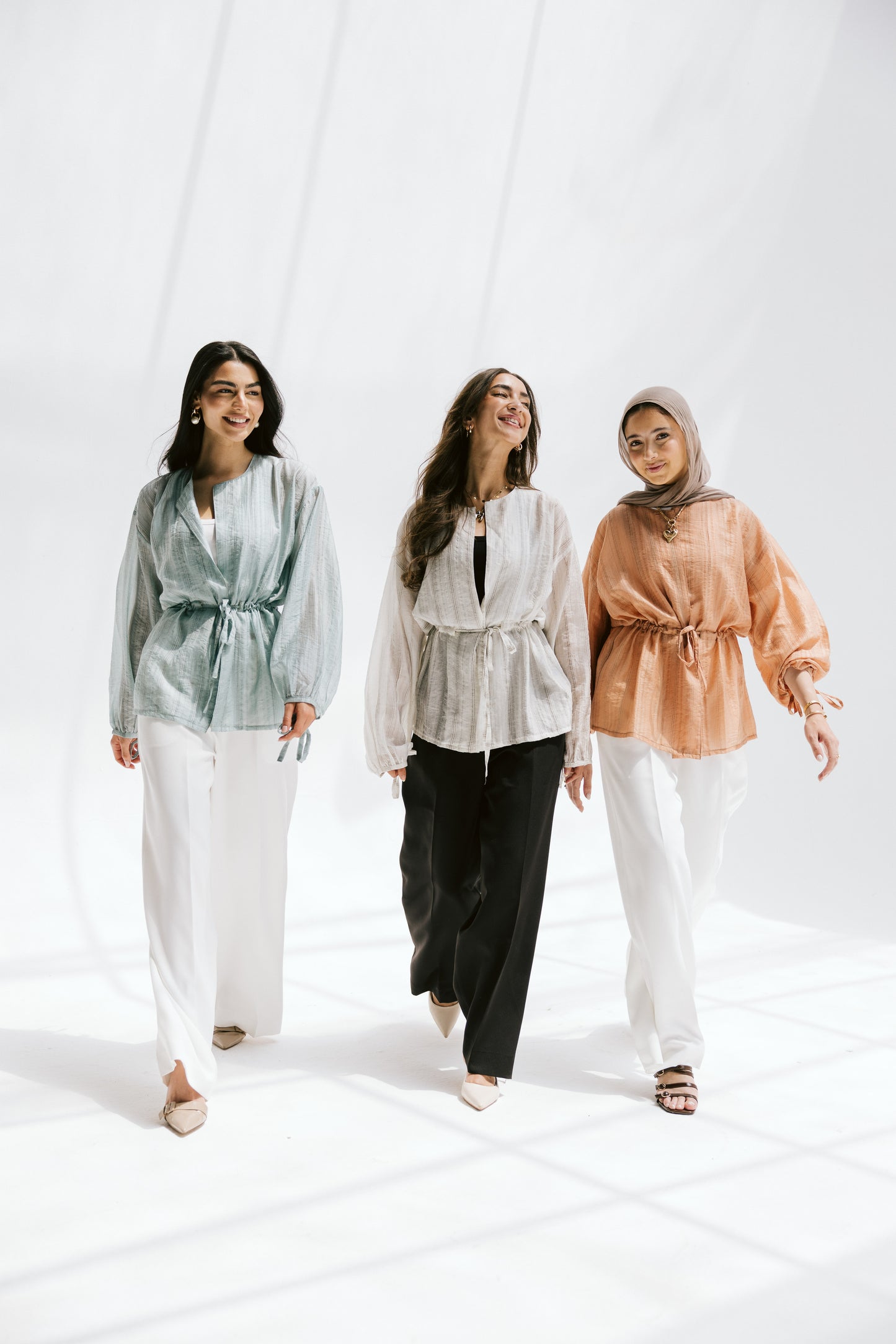 Marée blouse in Apricot