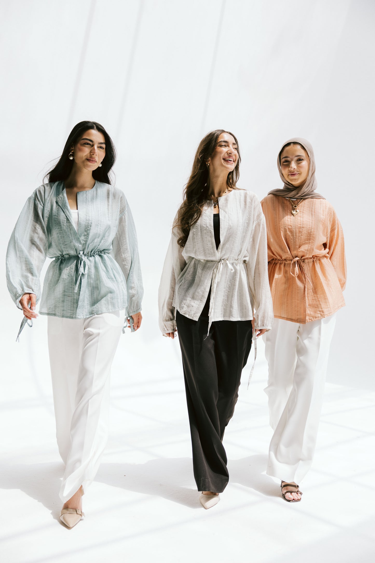 Marée blouse in Apricot