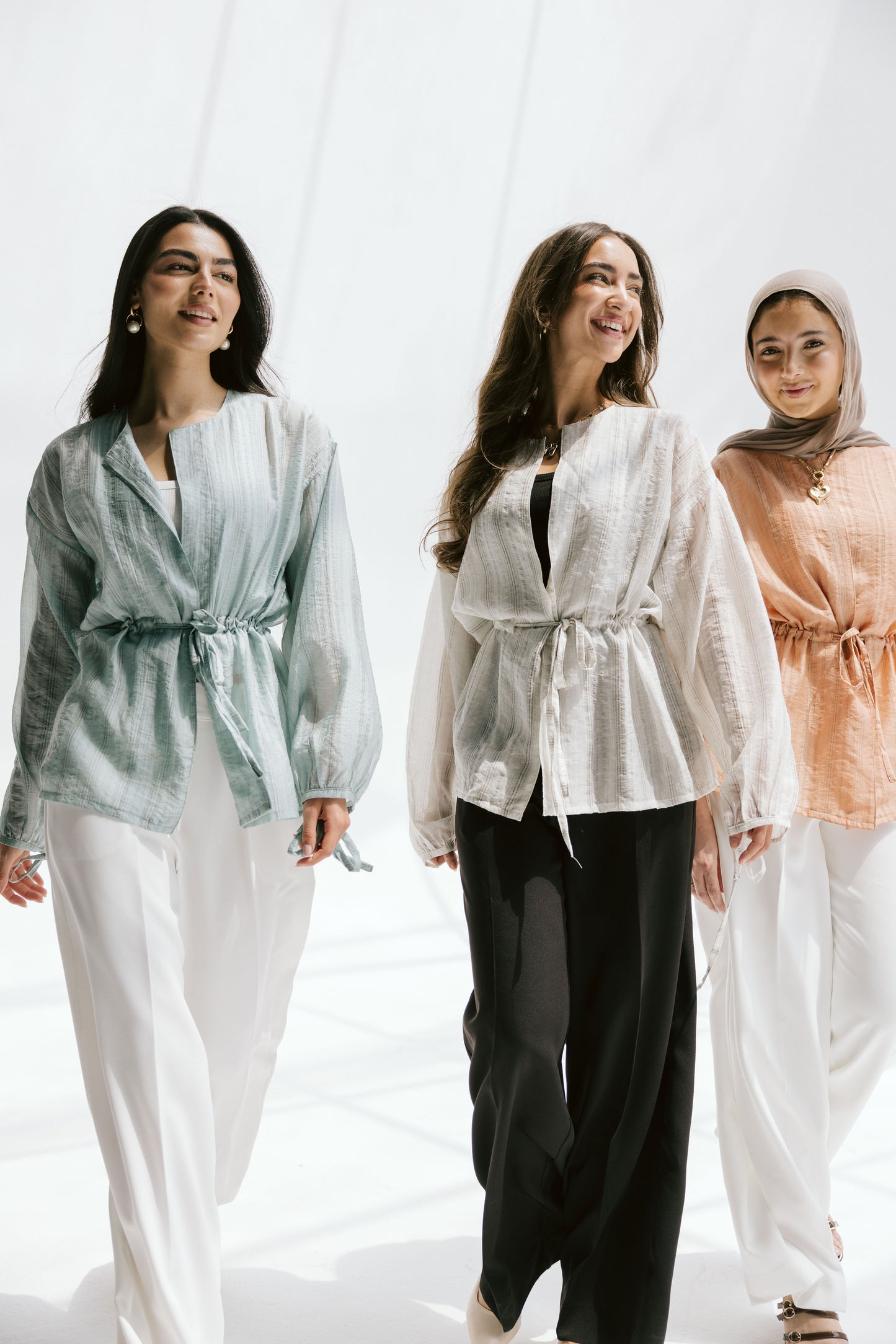 Marée blouse in Apricot