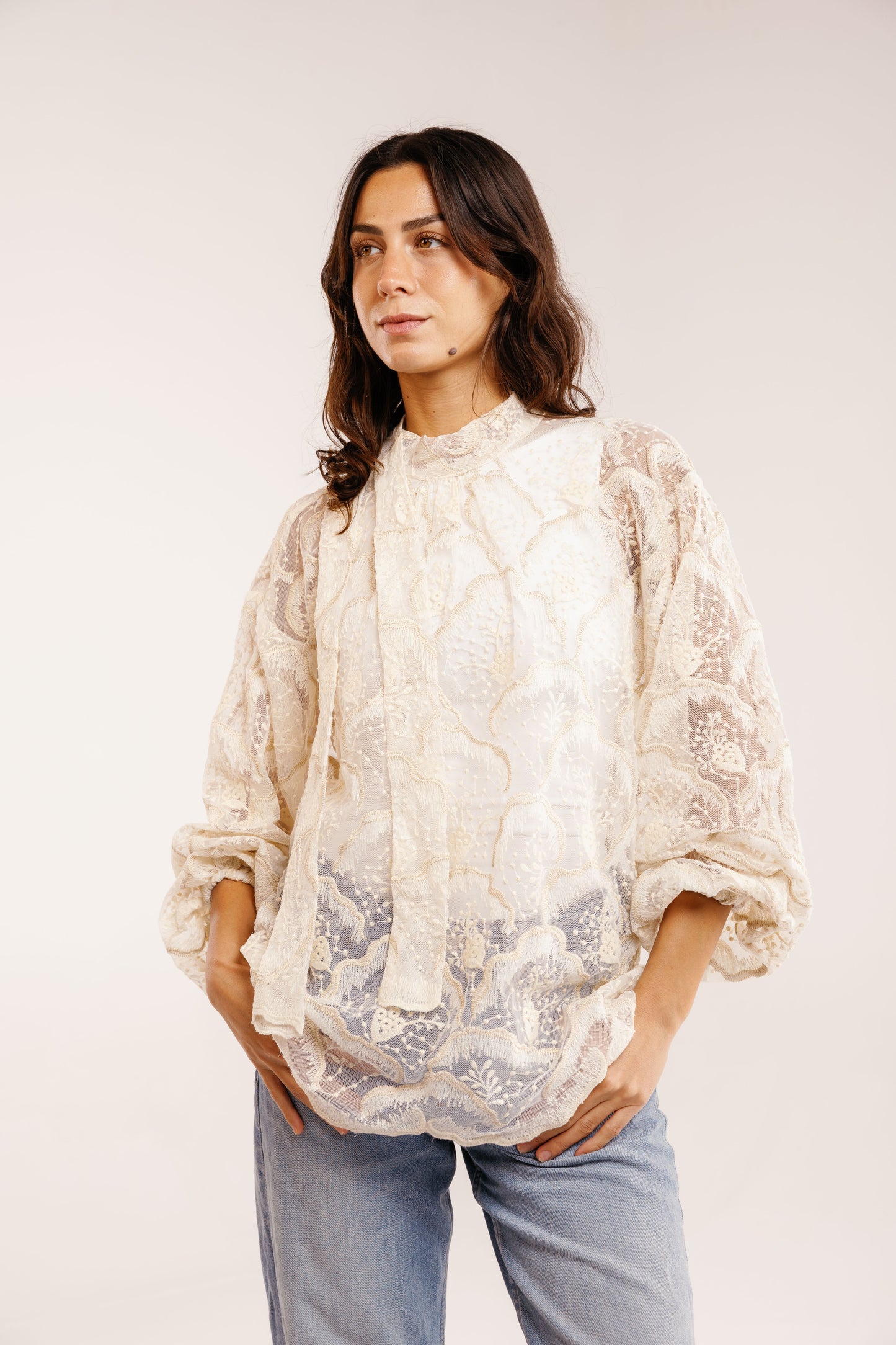 Éclat Embroidery Blouse