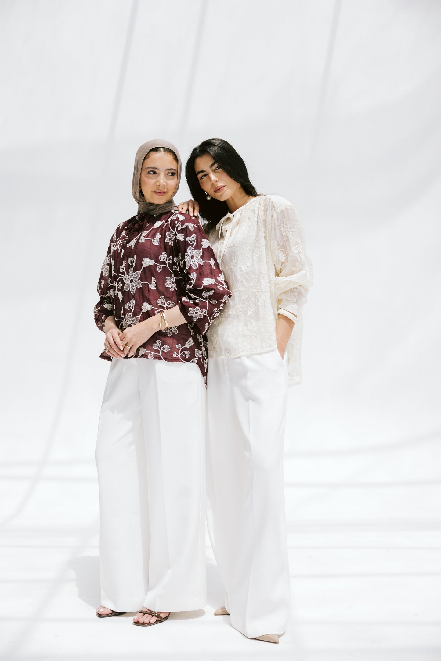 Fleurine Blouse in Ivory