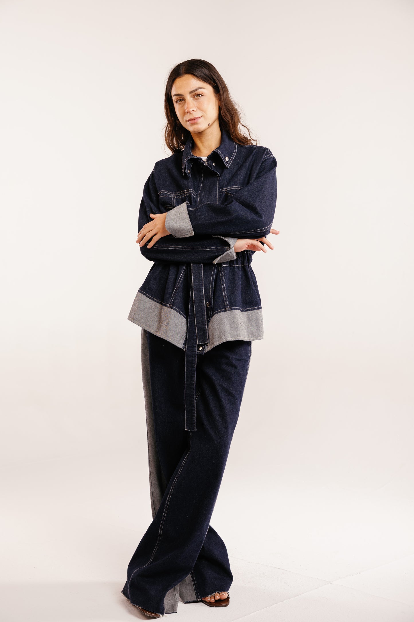 The Tow-Tone Denim Set