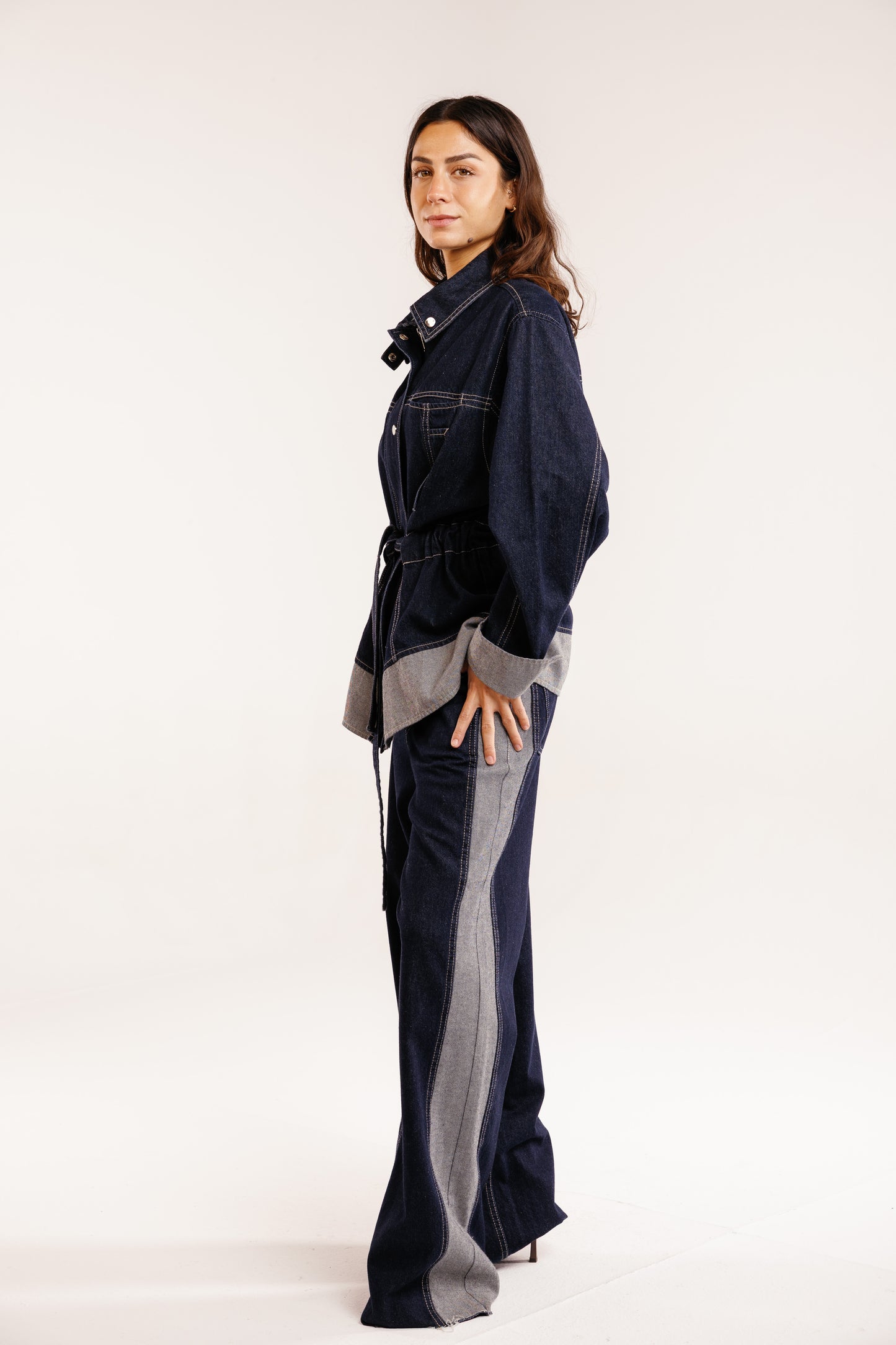 The Tow-Tone Denim Set