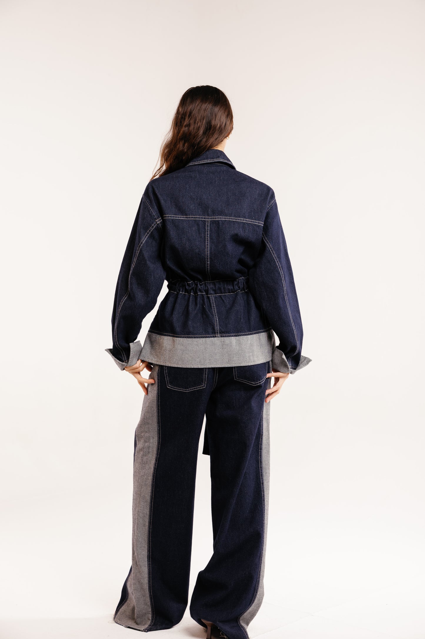 The Tow-Tone Denim Set
