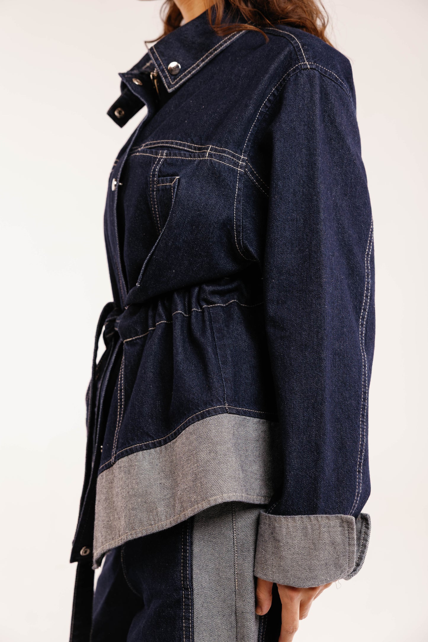 The Tow-Tone Denim Set