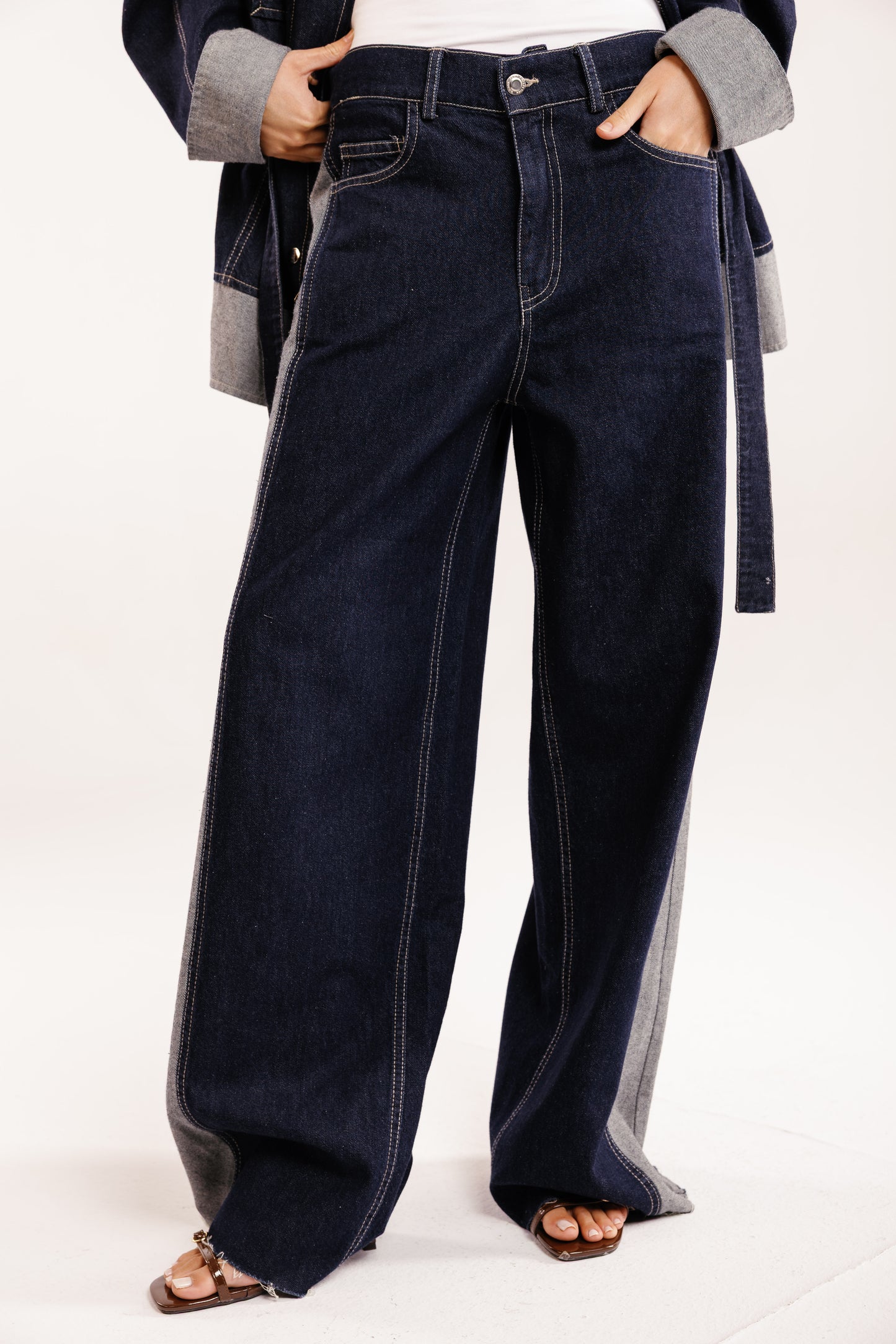 The Tow-Tone Denim Set
