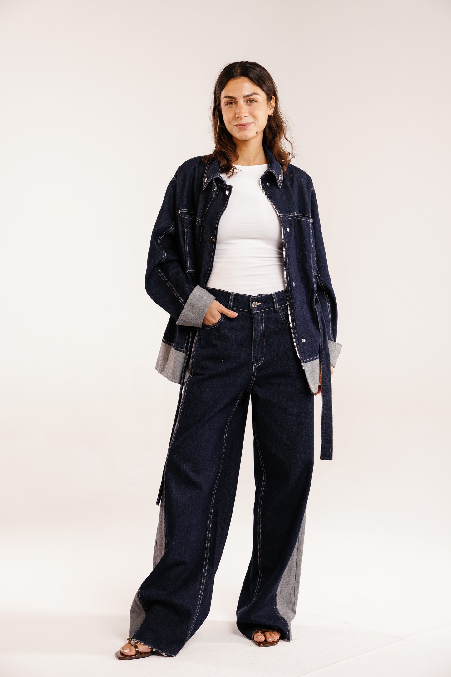 The Tow-Tone Denim Set